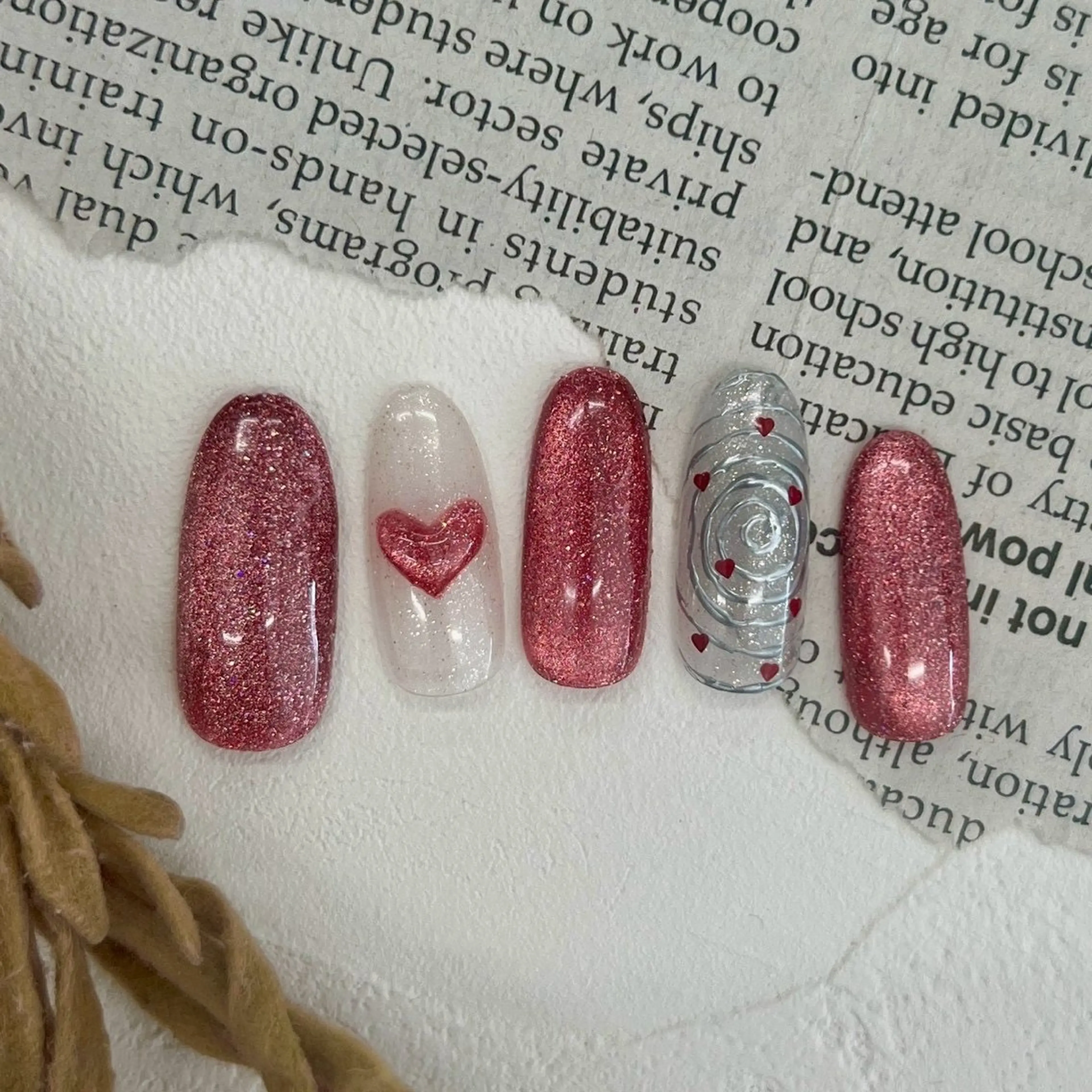 ネイル ⭐︎休業中の練習⭐︎ JNA認定講師髙橋のネイルデザイン