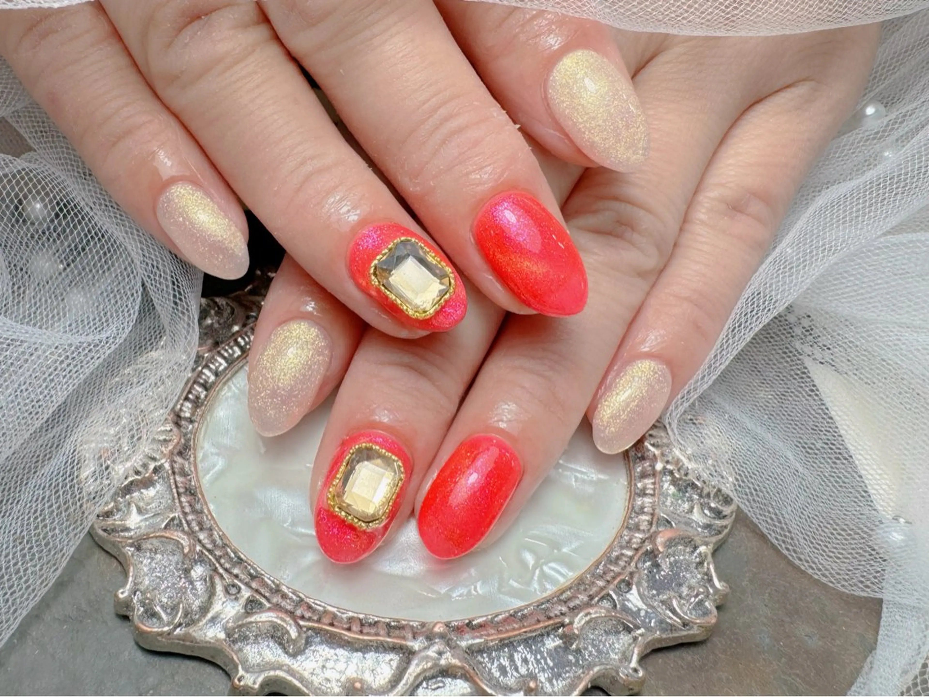 ネイル ハンドネイル マジックミラー所属・マジック ミラーのネイルデザイン