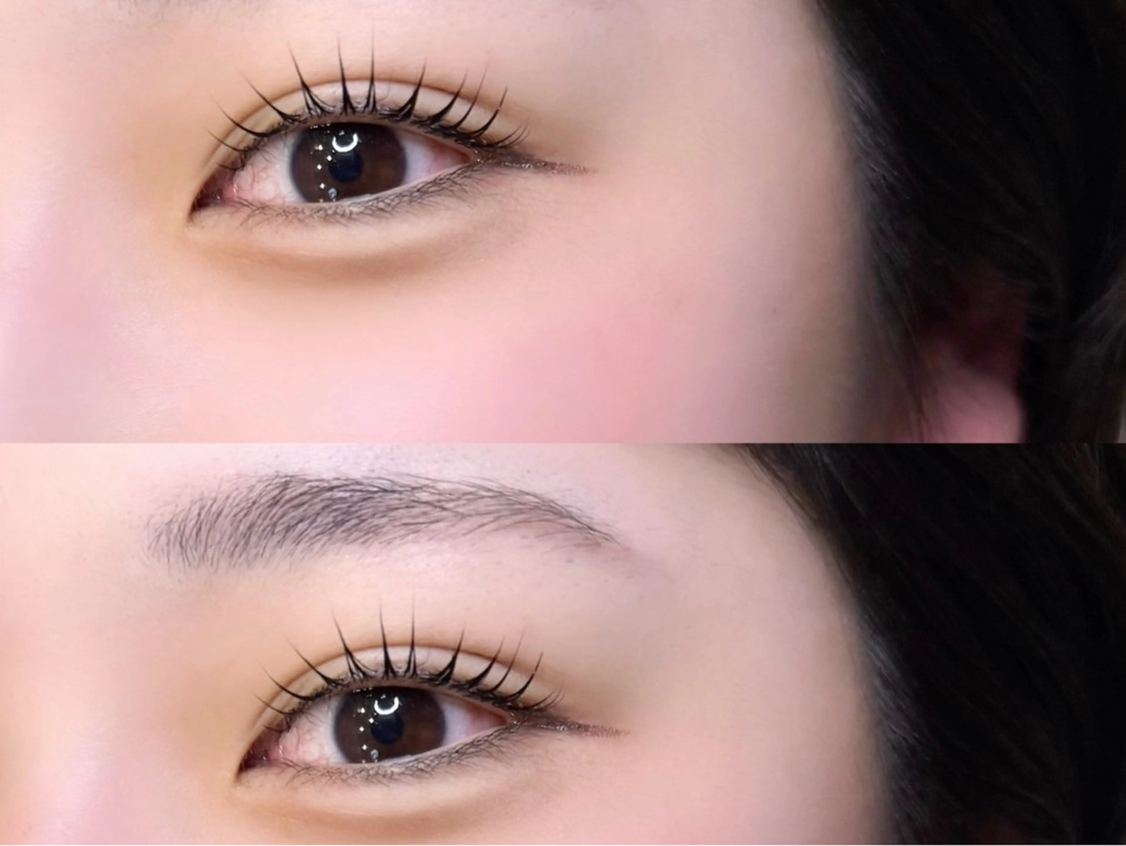 マツエク・マツパ 一重×まつ毛パーマ 韓国風透明感カラー／ Natsumiのヘアスタイル