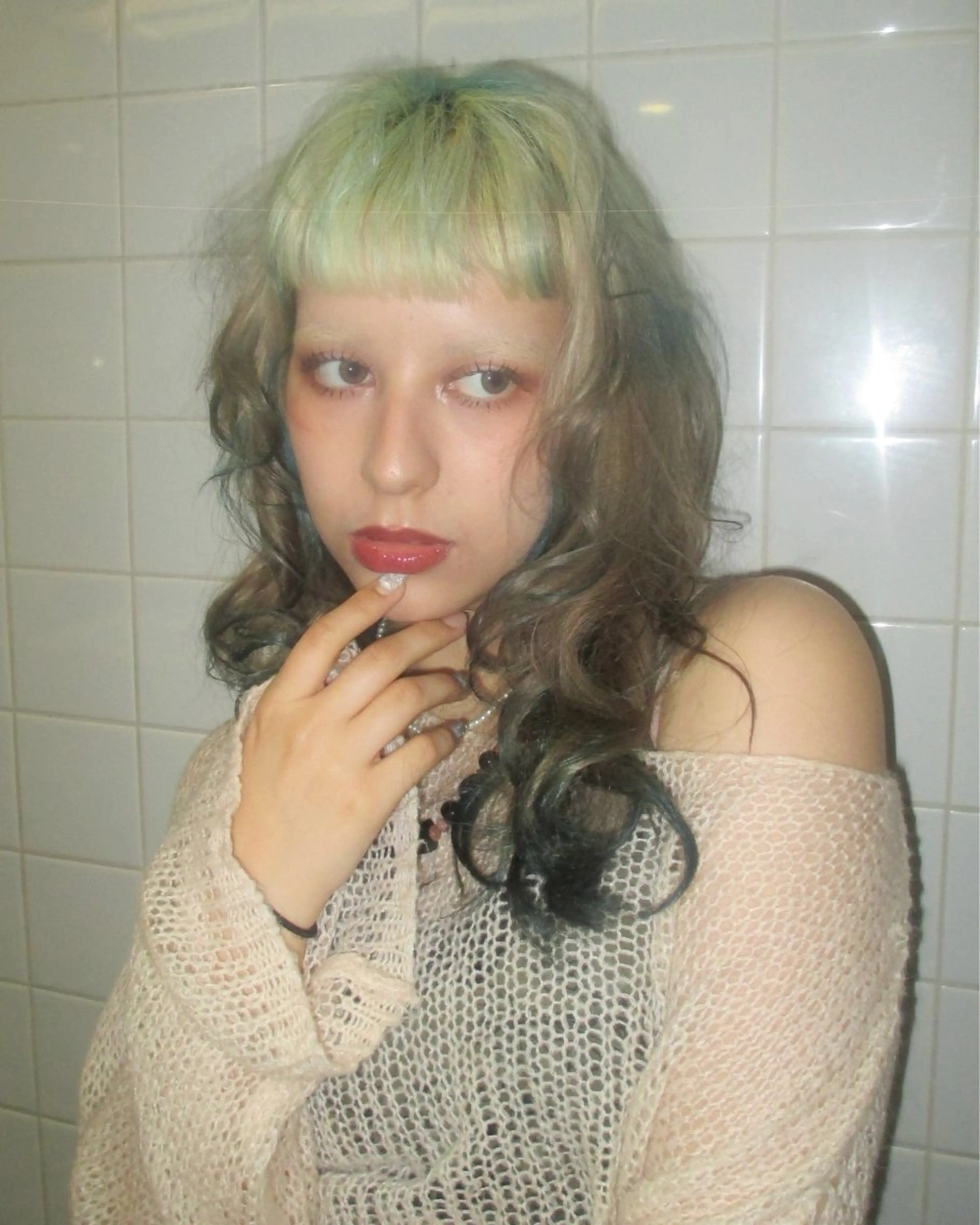 ミディアム カラー ヘアアレンジ minto/ 似合わせ/ハイトーンのヘアスタイル