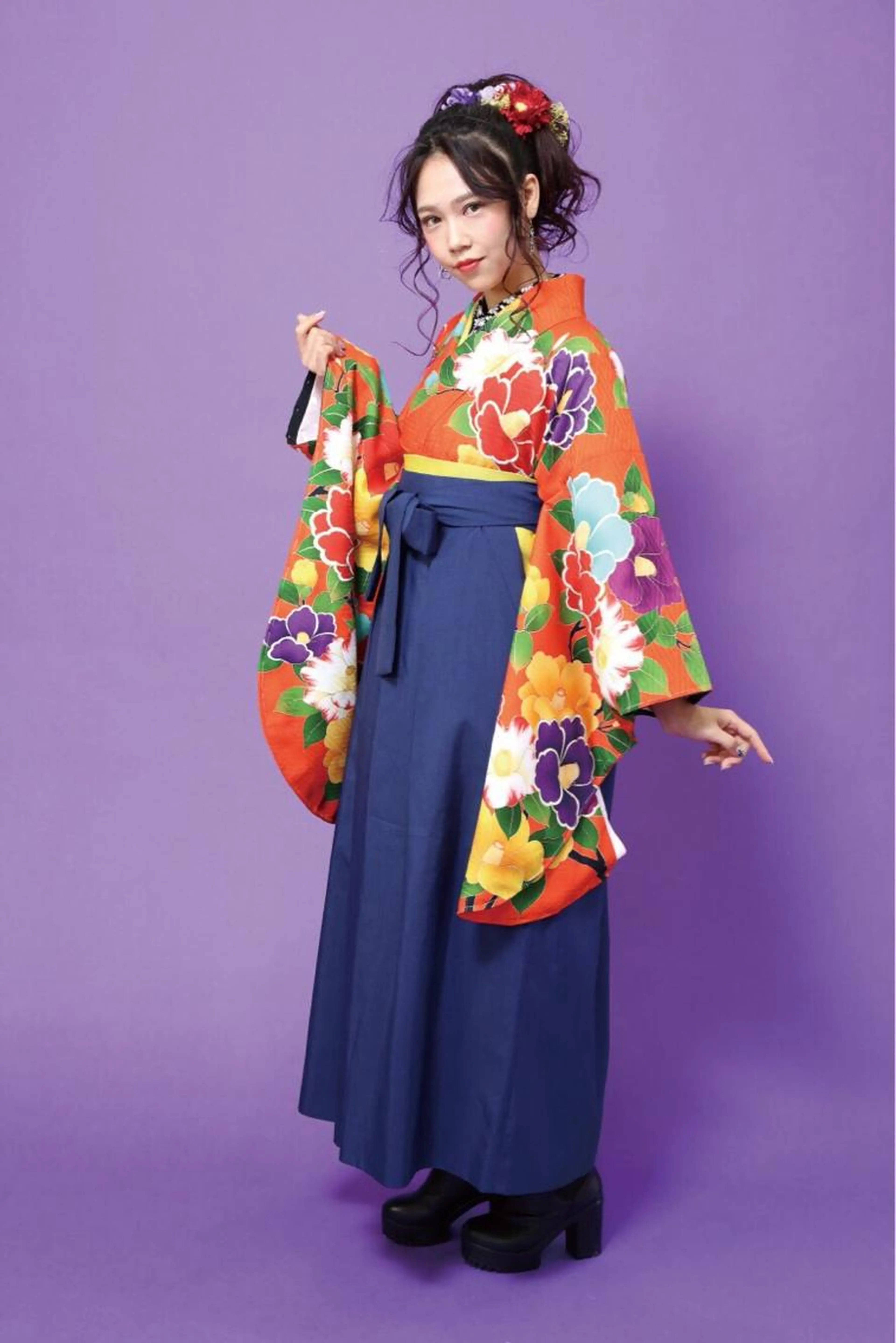 受付中‼️⭐︎卒業式⭐︎ヘアセット & 袴着付け【早朝料金別】の写真