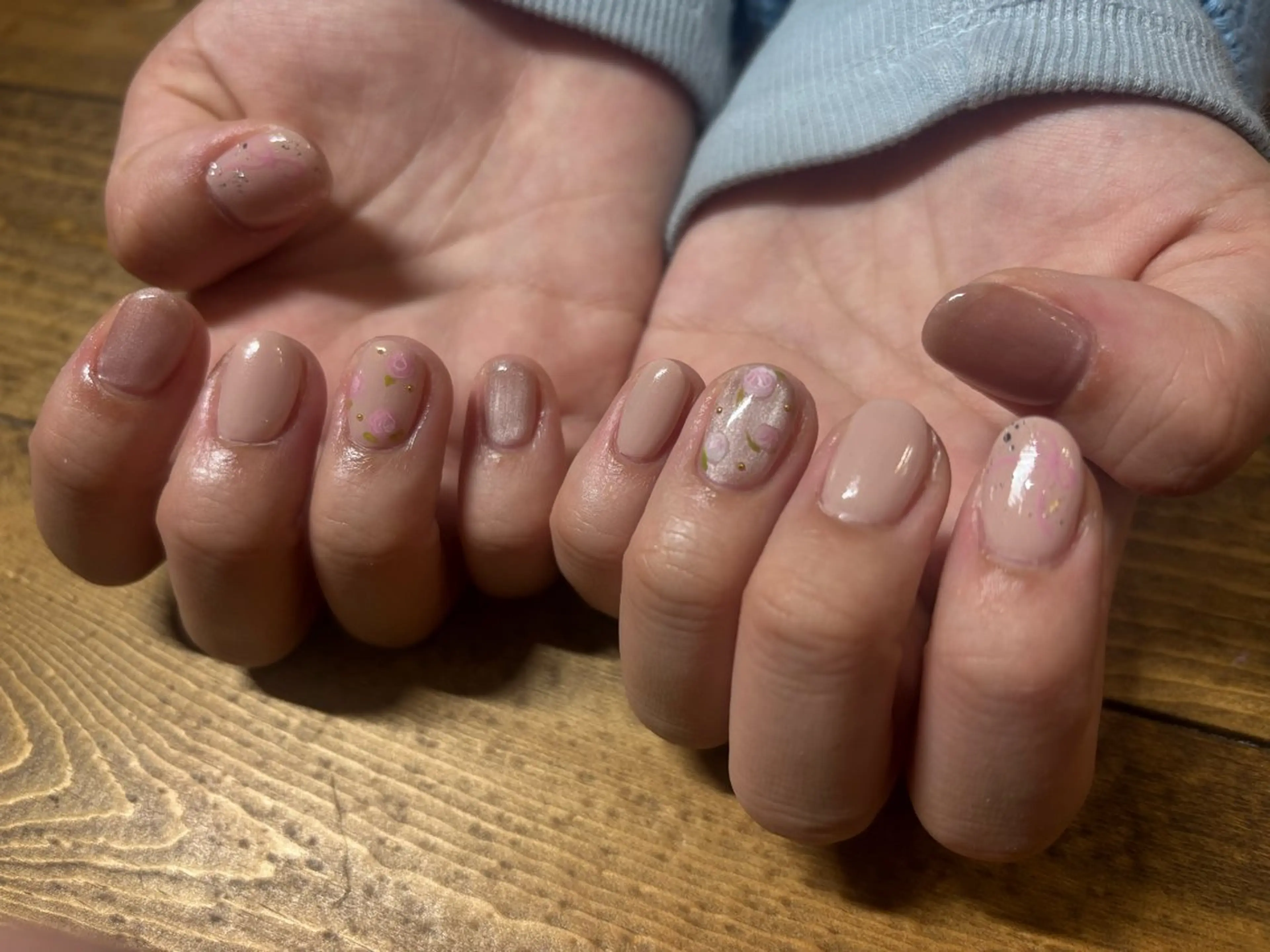 ネイル アートネイル リボン epanouir mayuのネイルデザイン