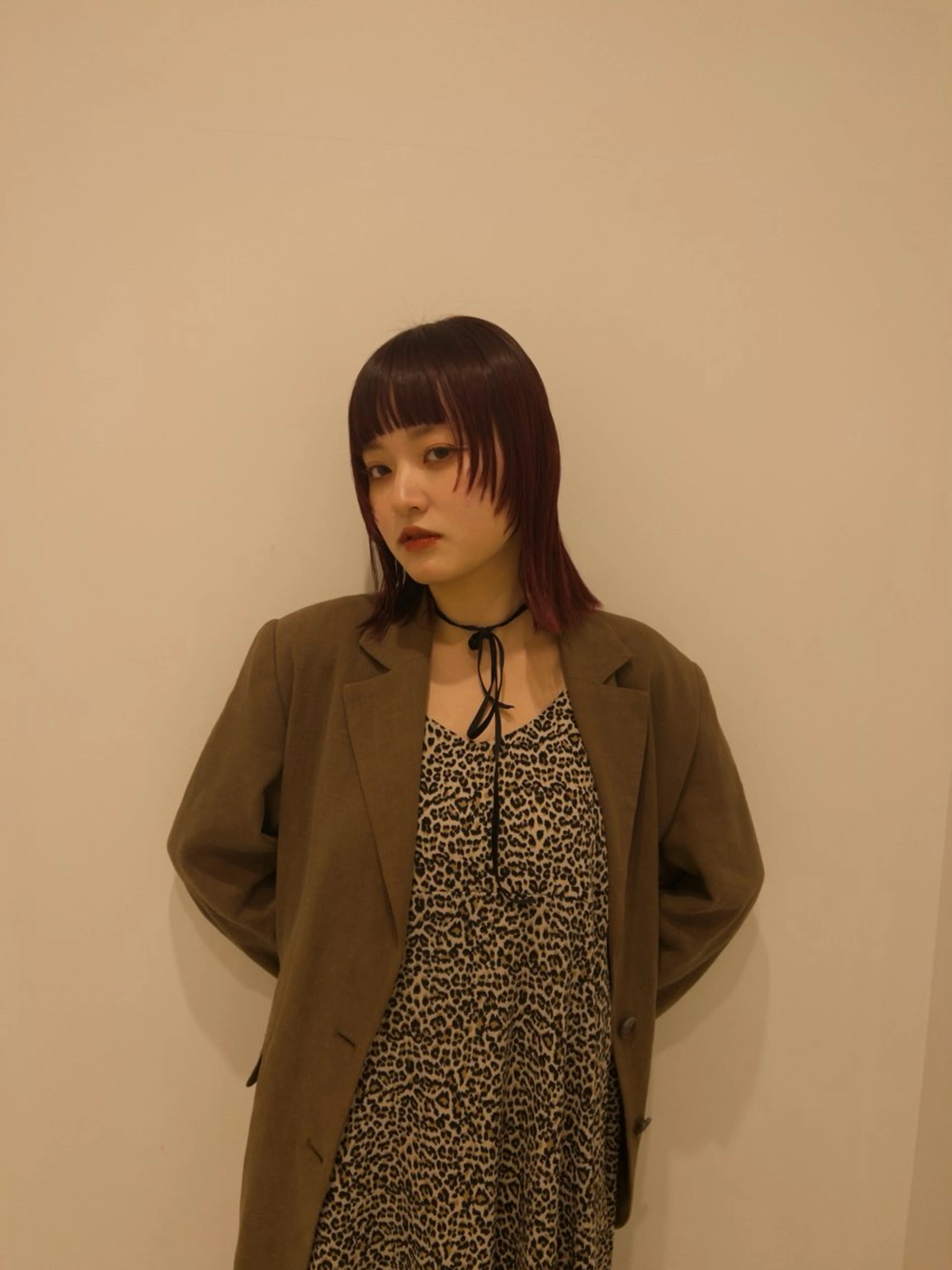 ミディアム レイヤー・ナチュラル RUKUのヘアスタイル