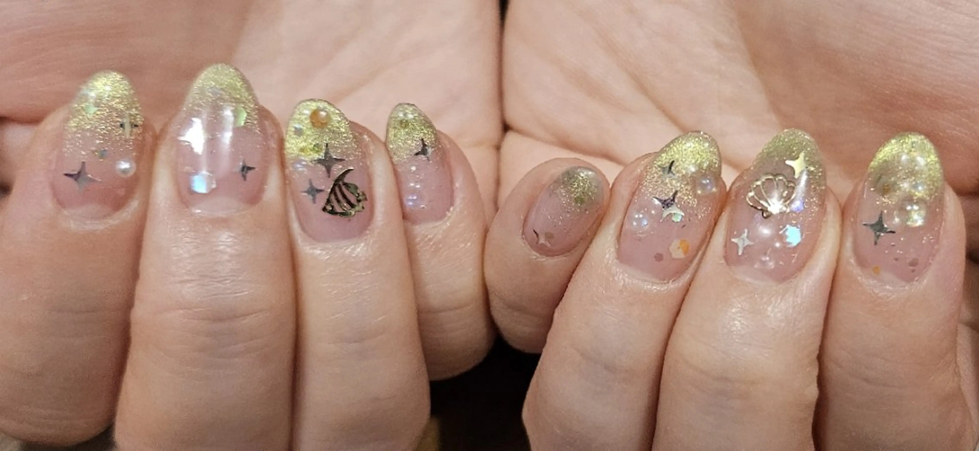 ネイル ハンドネイル shellnail さなえのネイルデザイン