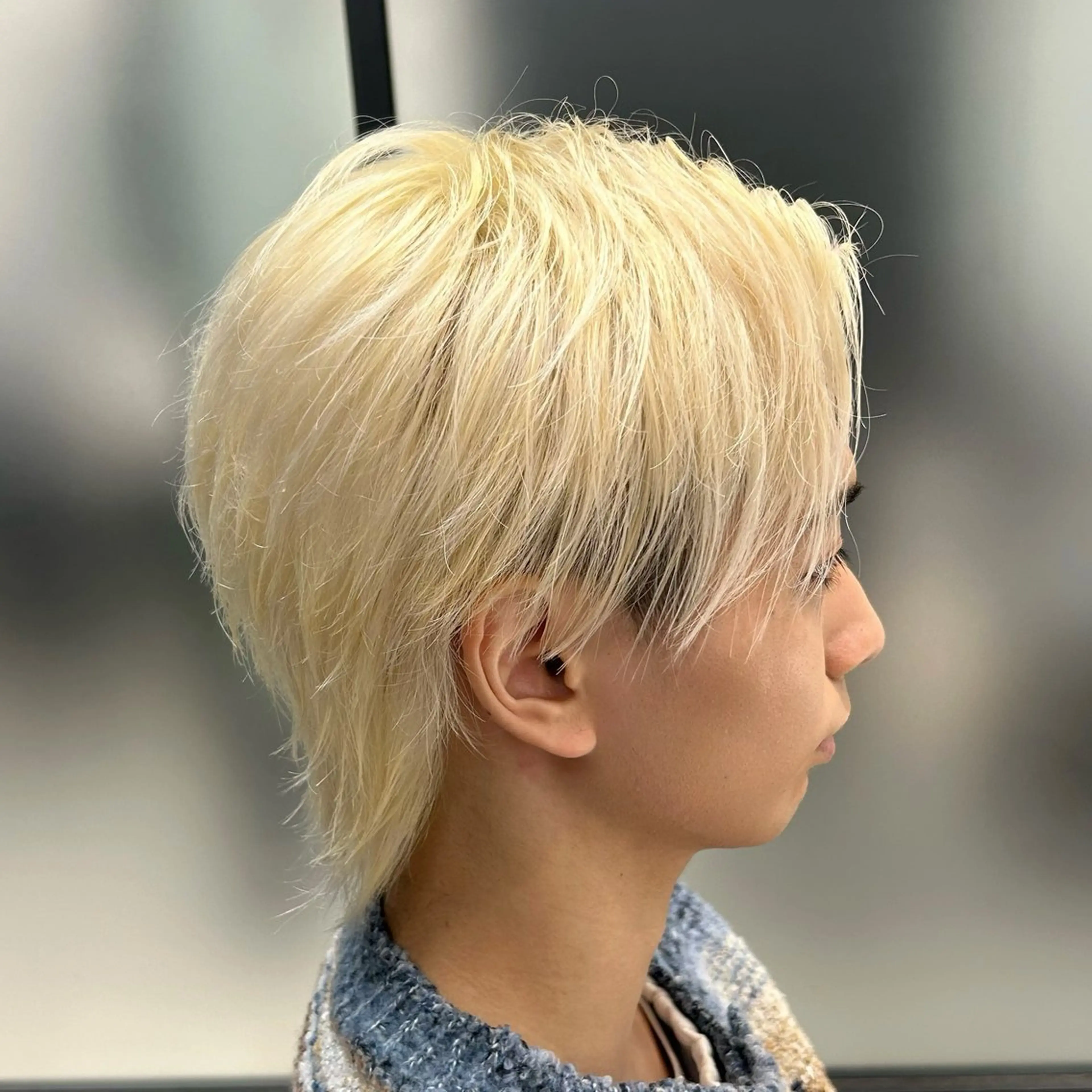 カラー メンズ 抜きっぱなしブロンド ブロンド ホワイトブロンド 渋谷メンズヘア/ 加藤優一のヘアスタイル