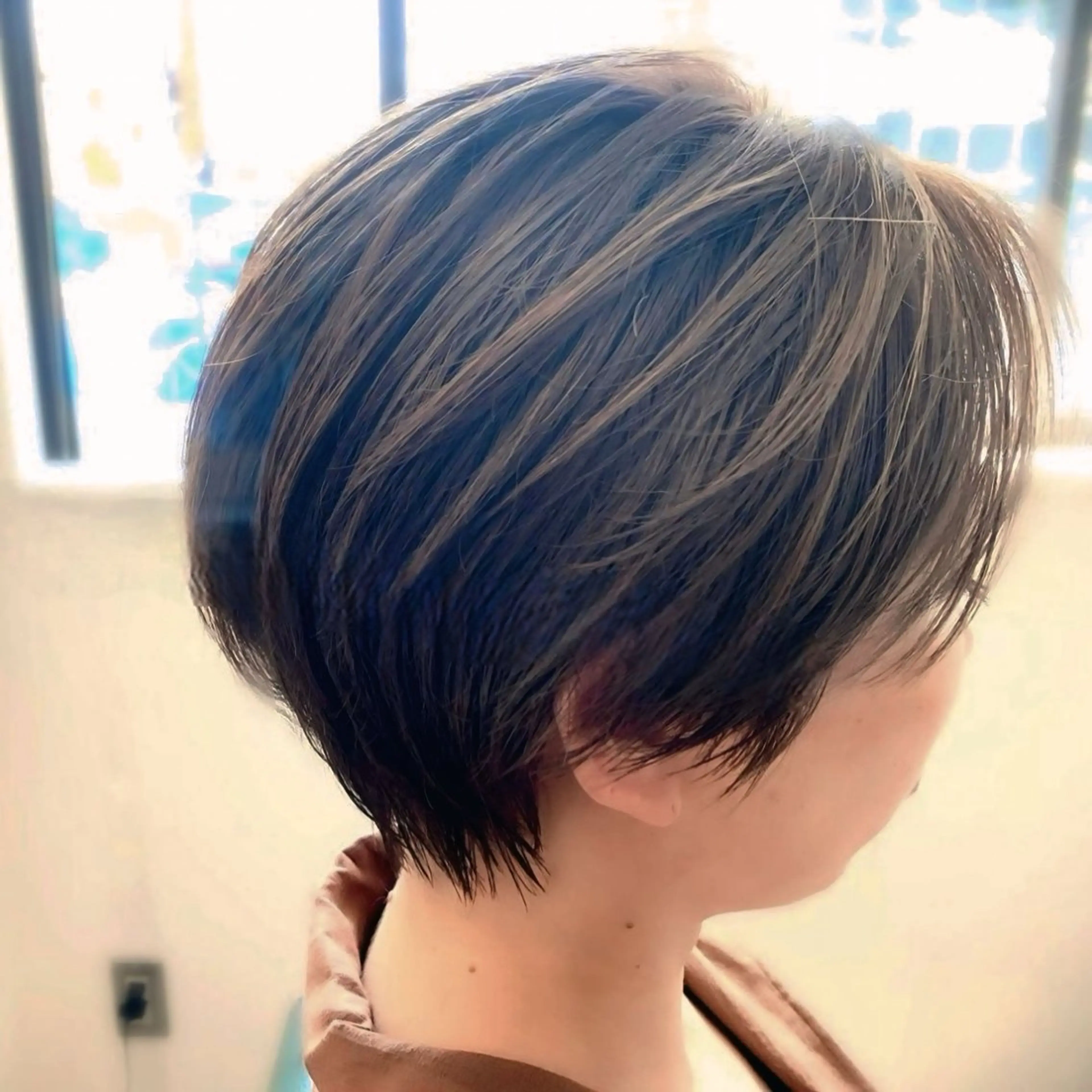 ショート カラー カット ヘアカラー トリートメント 前田 健太のヘアスタイル