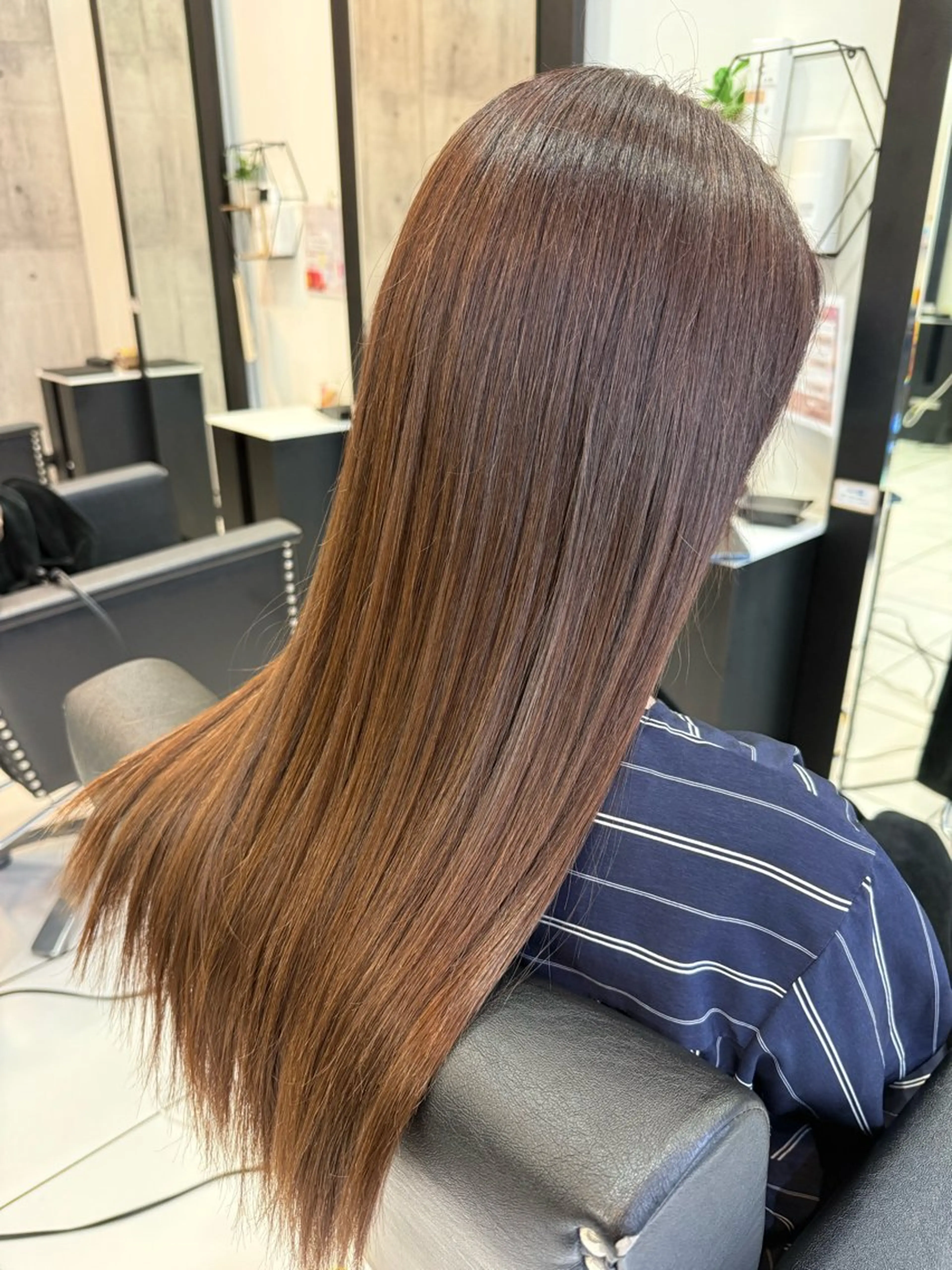 カラー ベージュカラー やながわ あつきのヘアスタイル