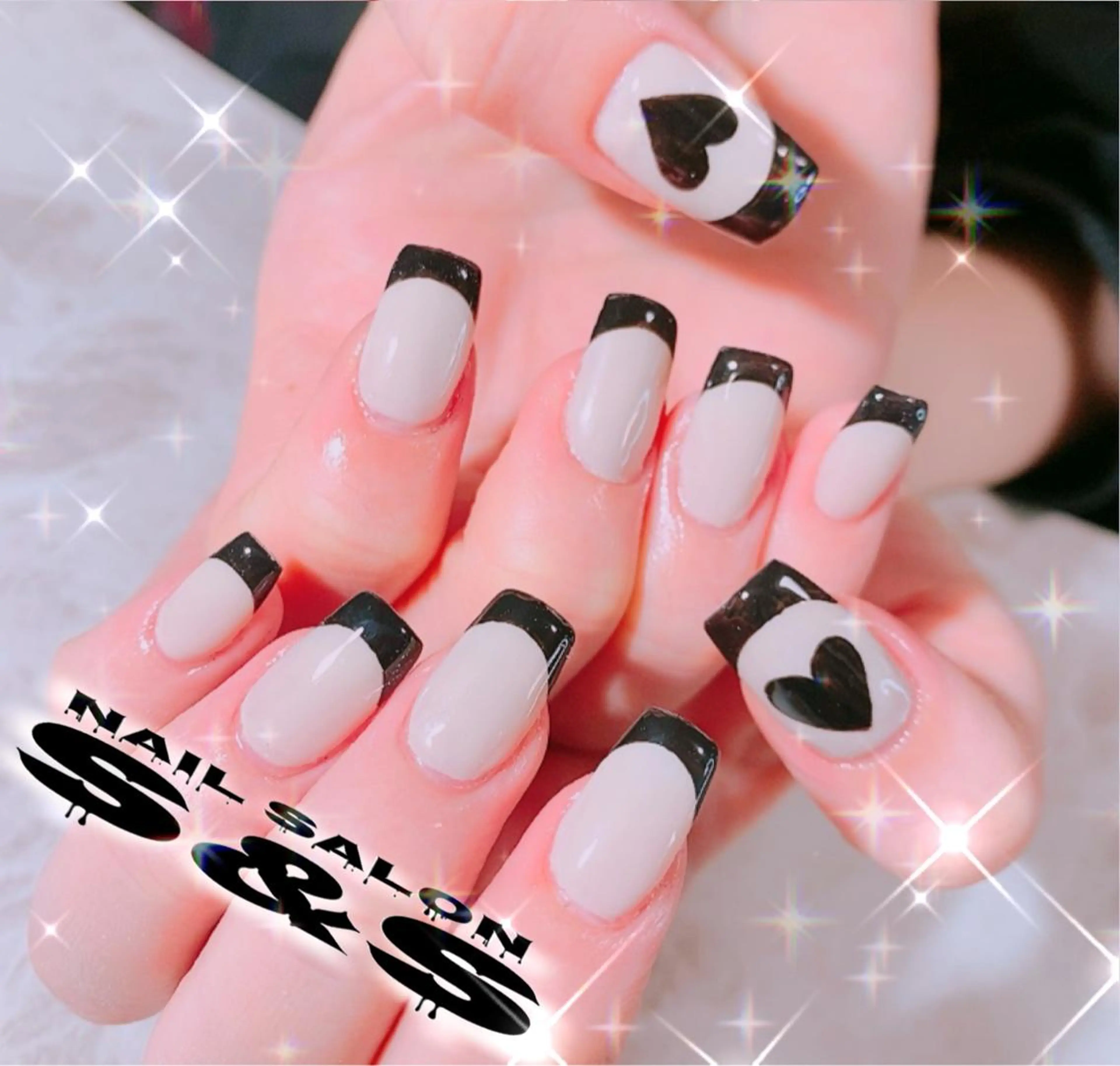 ネイル 長さ出し フレンチネイル メンズネイル 持ち込み スカルプネイル S&S 村田小百合のネイルデザイン