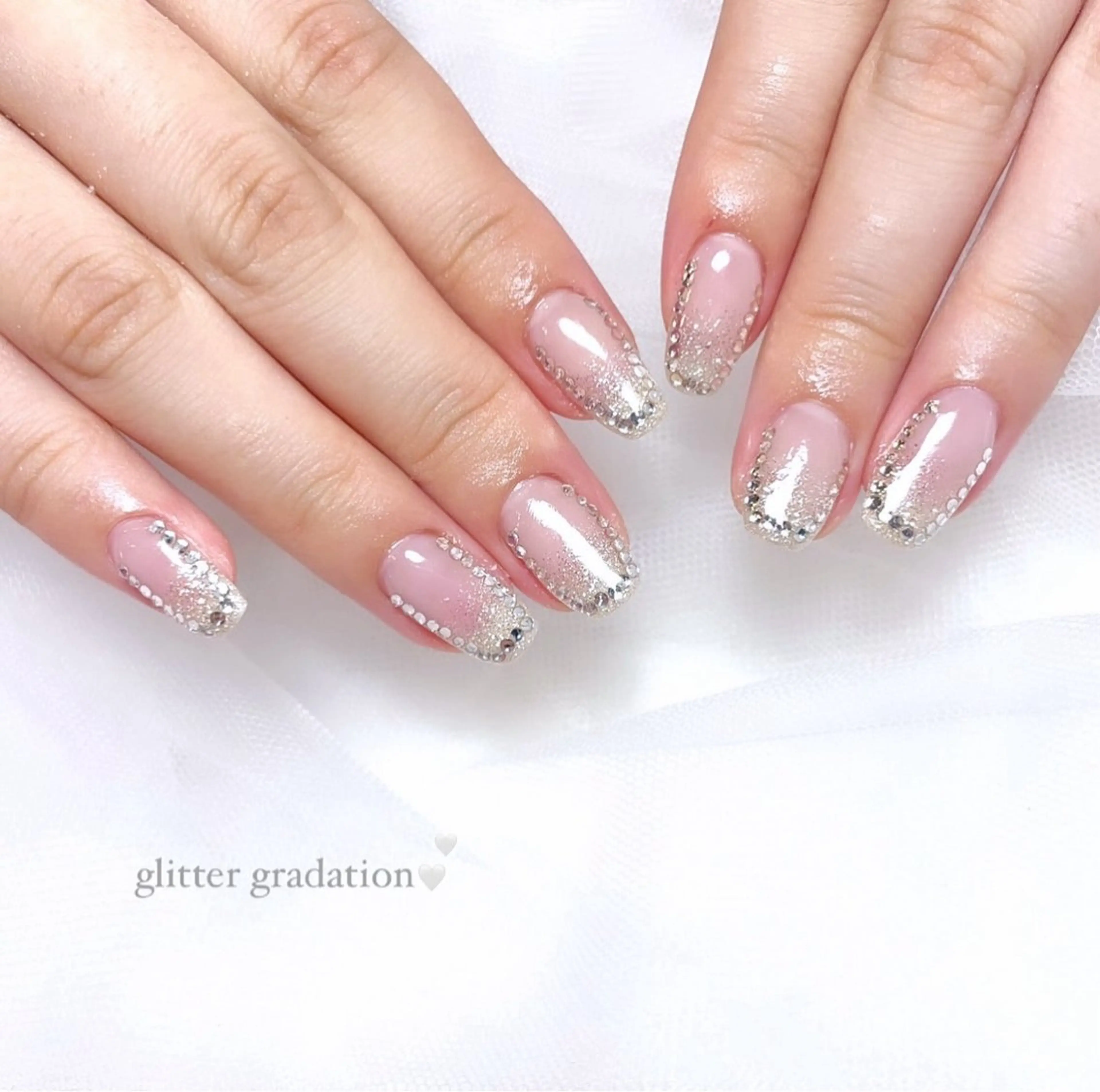 ネイル キラキラネイル ハンドネイル キラオメ Neneのネイルデザイン