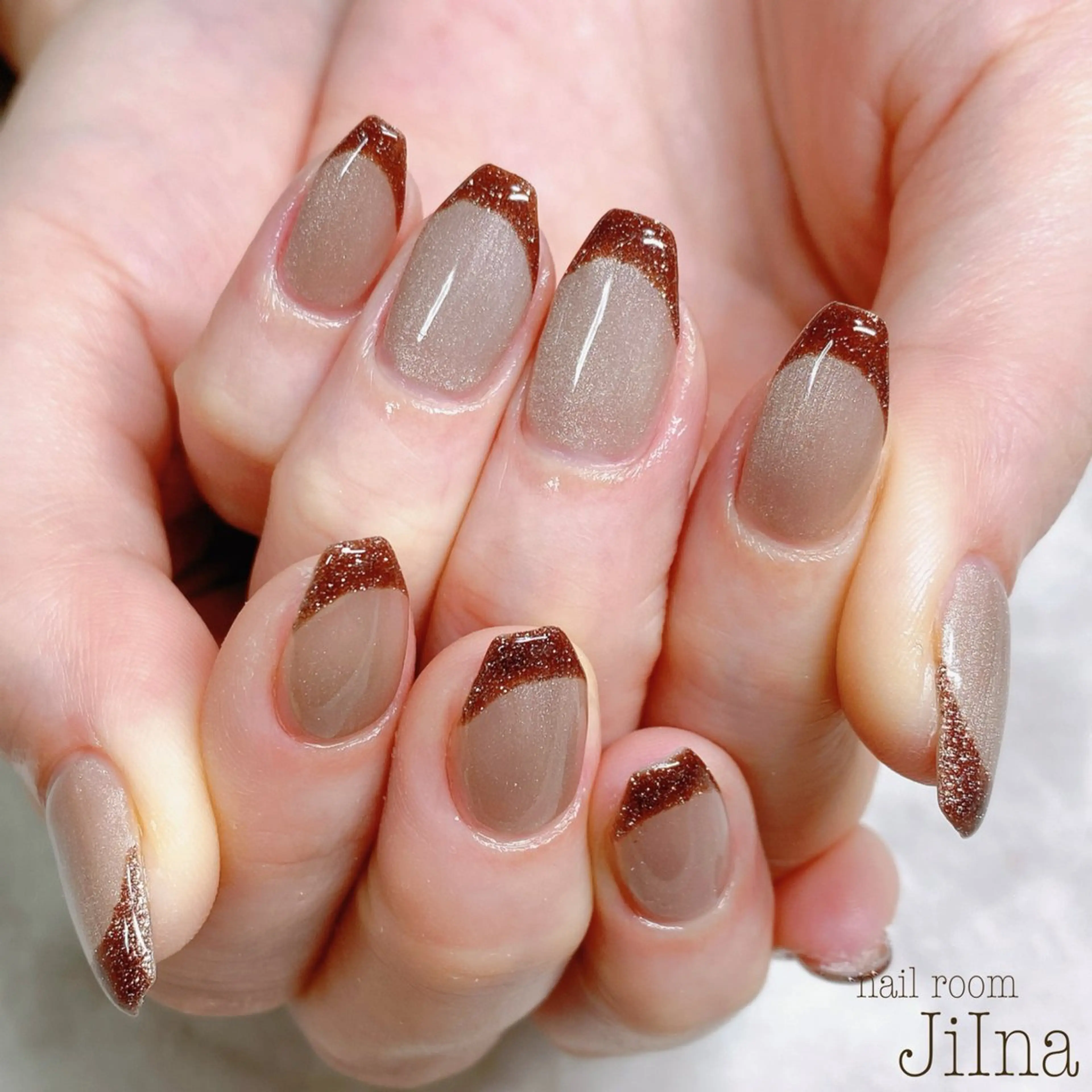 ネイル フレンチネイル JiIna nailのネイルデザイン