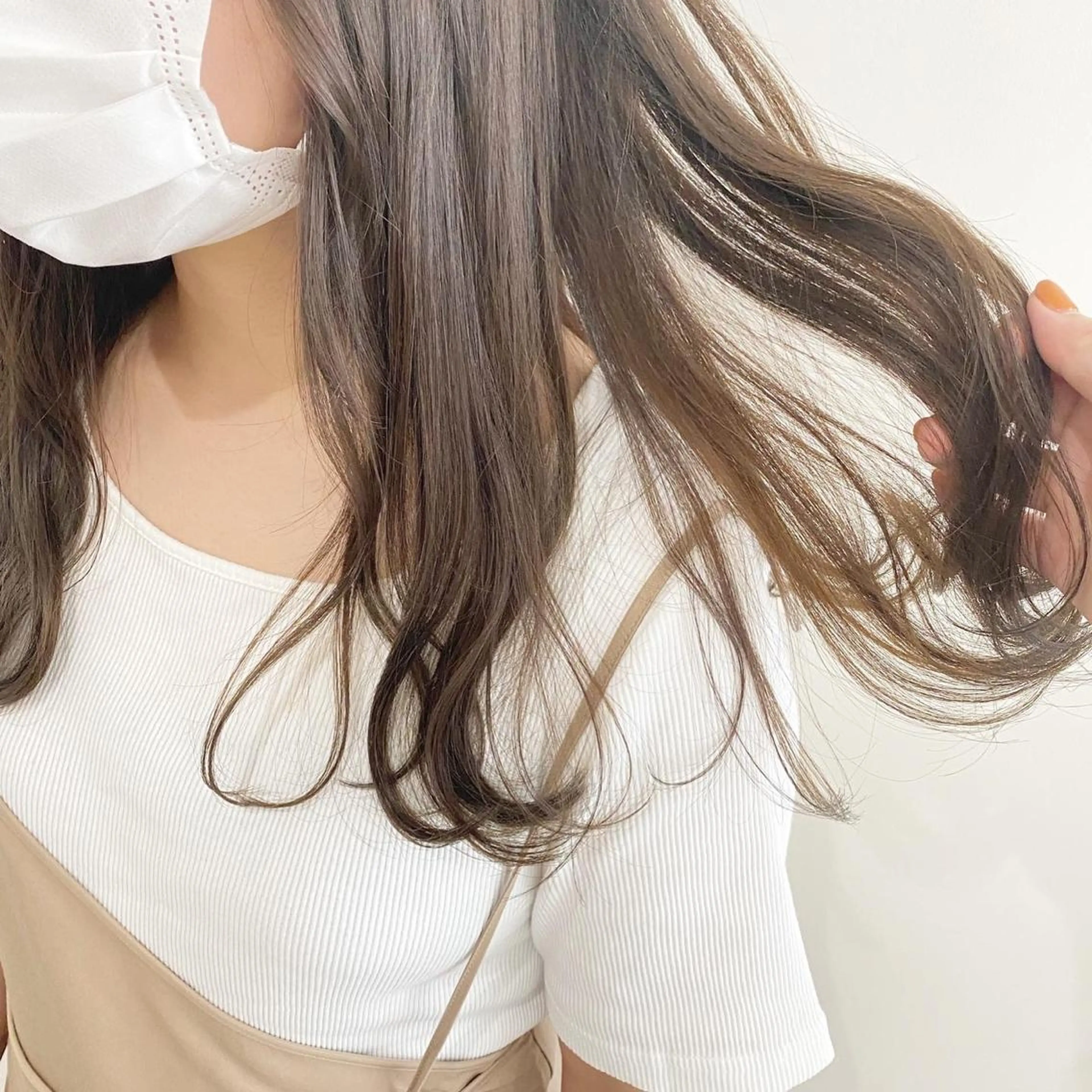 セミロング カラー お洒落パーマ/ 艶カラー/michiのヘアスタイル