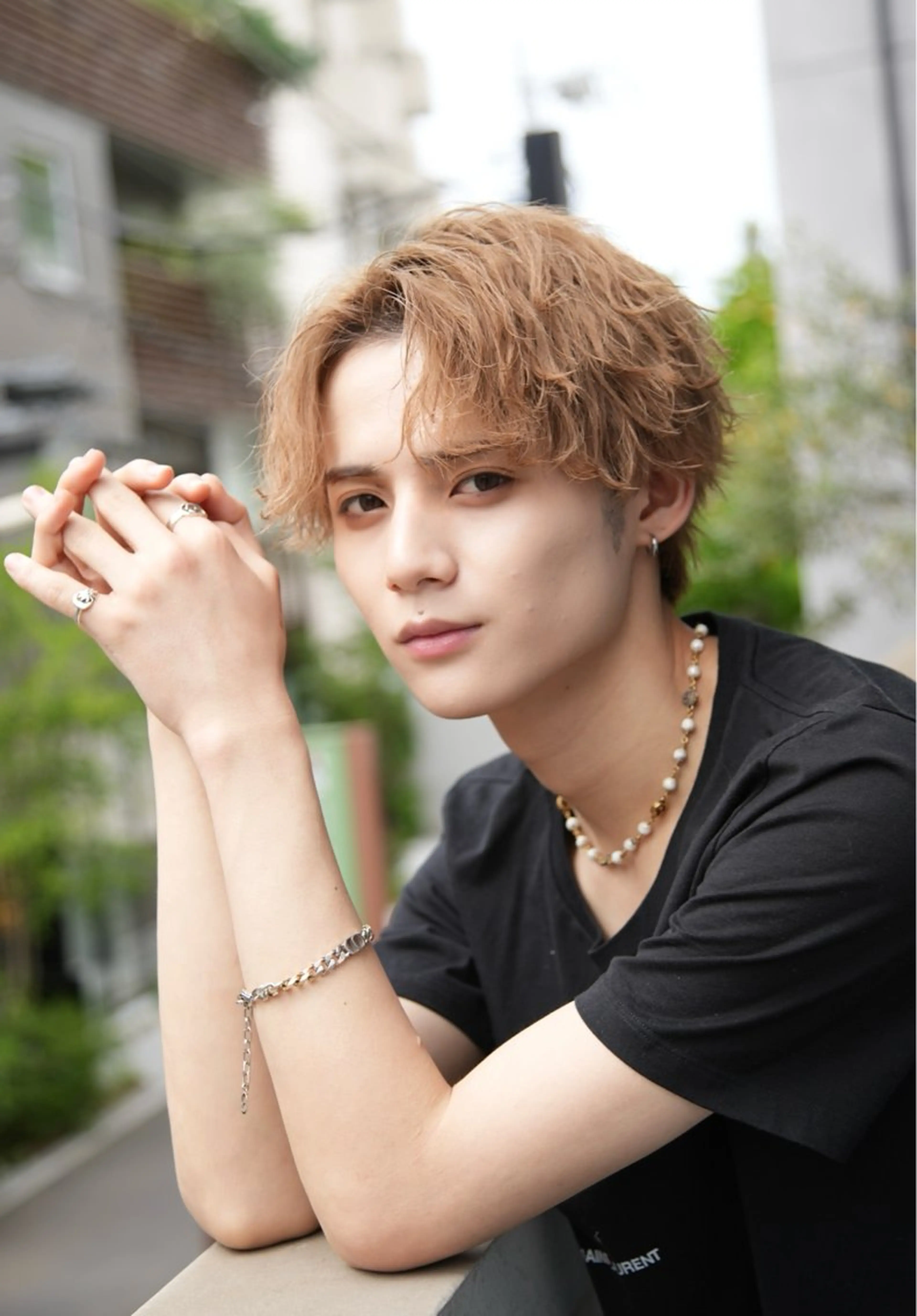 ミディアム カラー パーマ メンズ カット ヘアカラー トリートメント シースルーマッシュ/ メンズ/KYOHEIのヘアスタイル