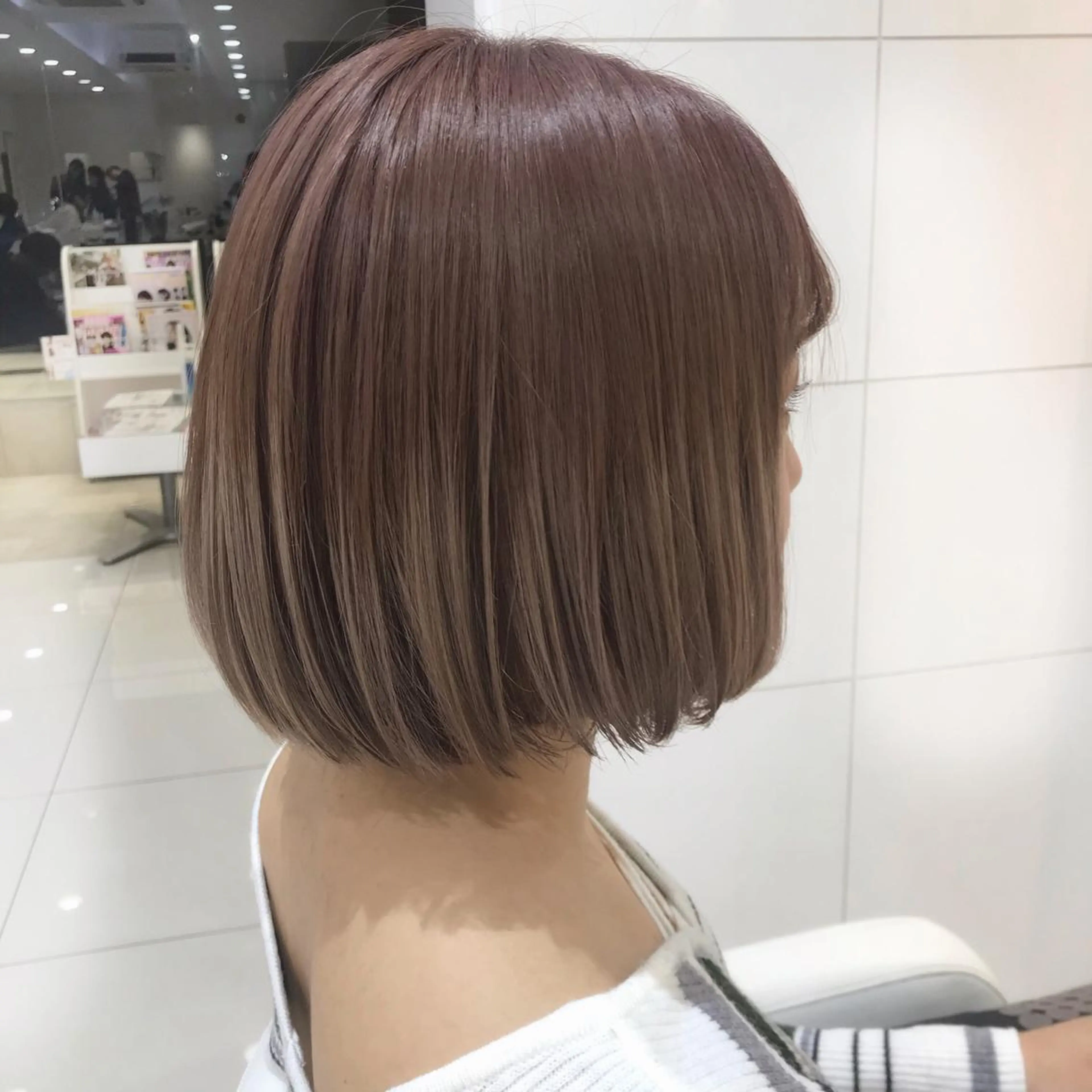 ショート ボブ カット トリートメント 田中 あかねのヘアスタイル