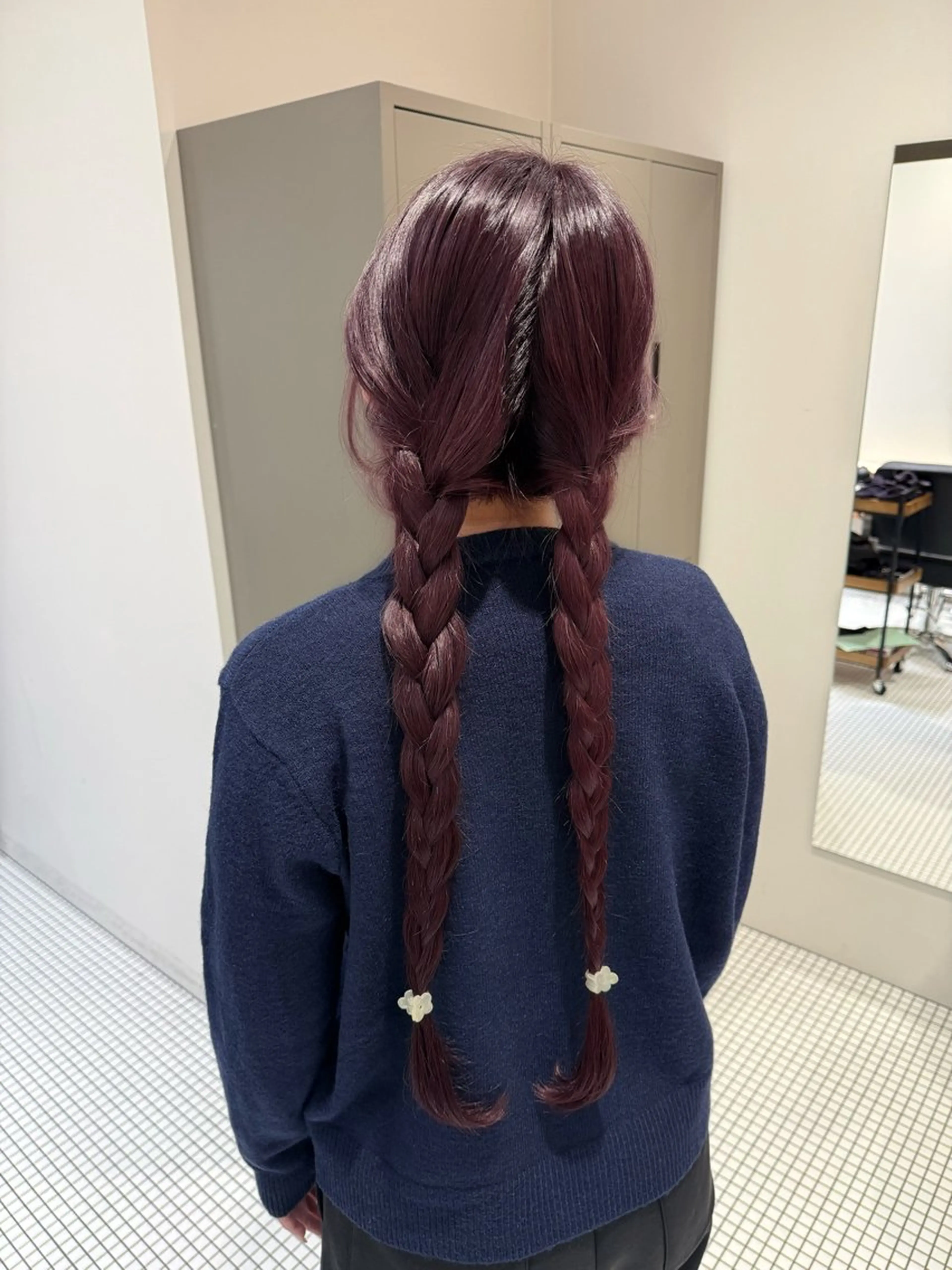 ロング カラー カット ヘアカラー トリートメント コノカ/暖色カラー/ 透明感カラーのヘアスタイル