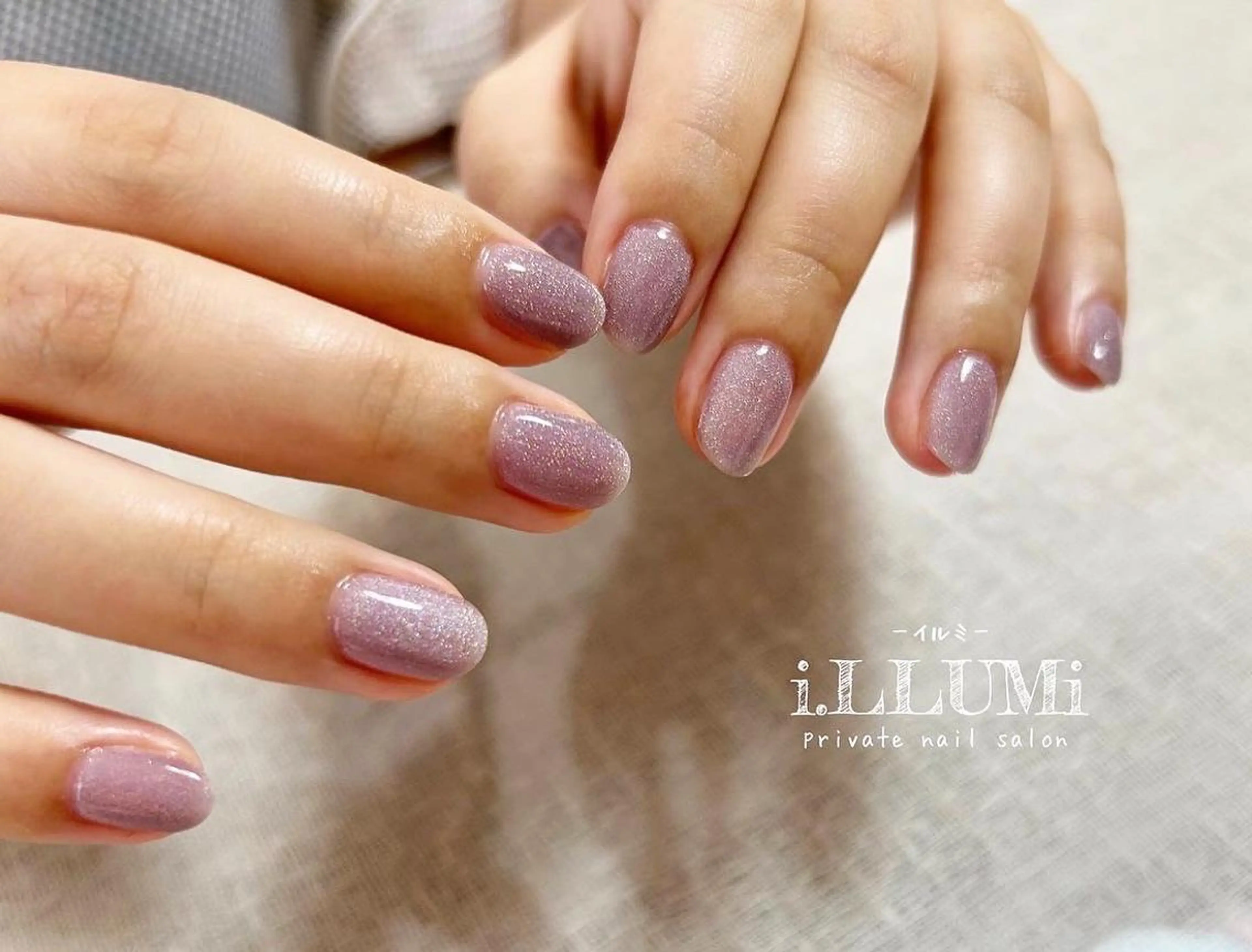 ネイル ジェルネイル マグネットネイル シンプルネイル private  nail salon i.LLUMi所属・i.LLUMi nailのネイルデザイン