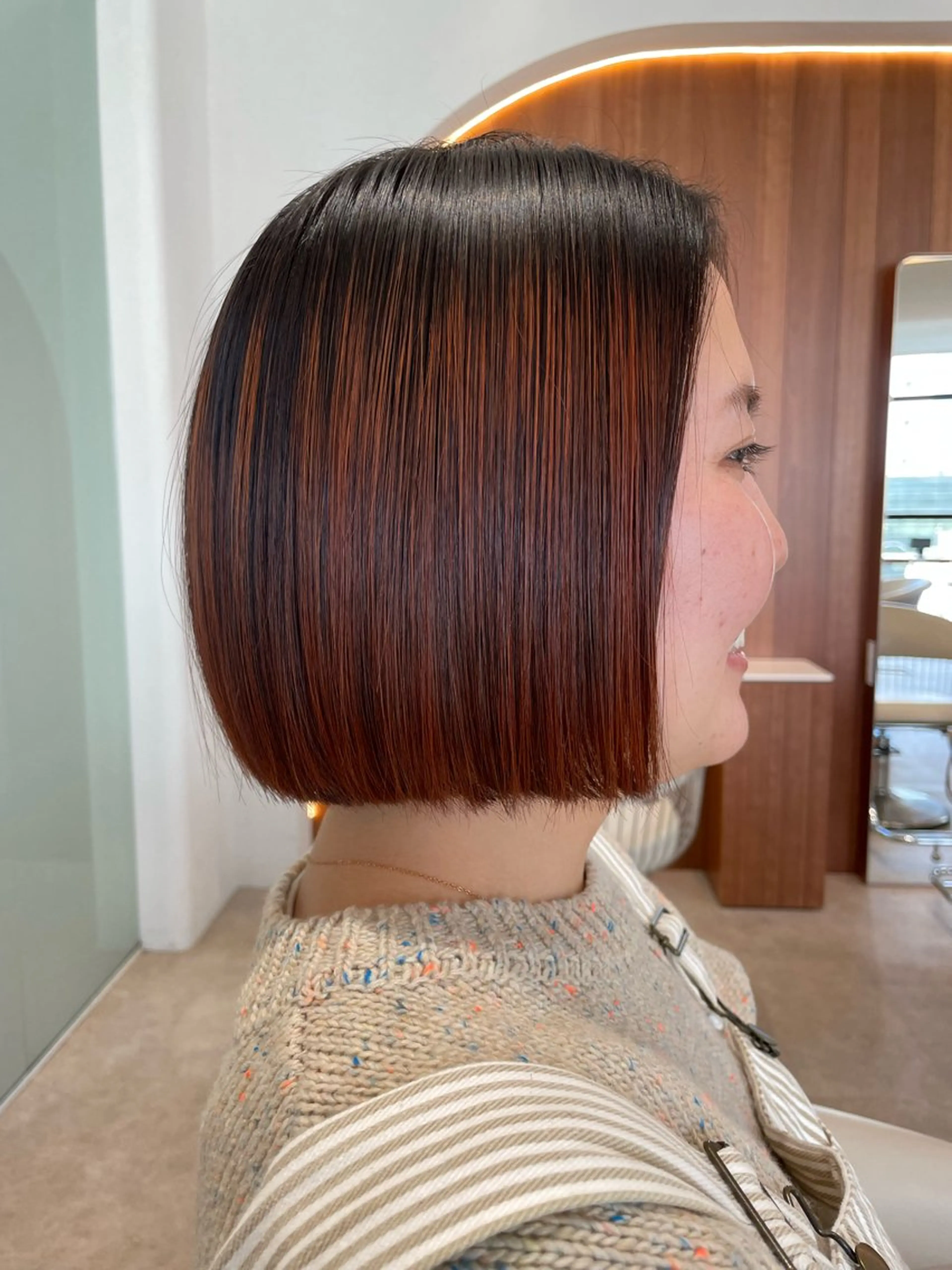 ミディアム カット ヘアカラー トリートメント 💘MICOTO藤沢 髪質改善ブリーチ💘のヘアスタイル