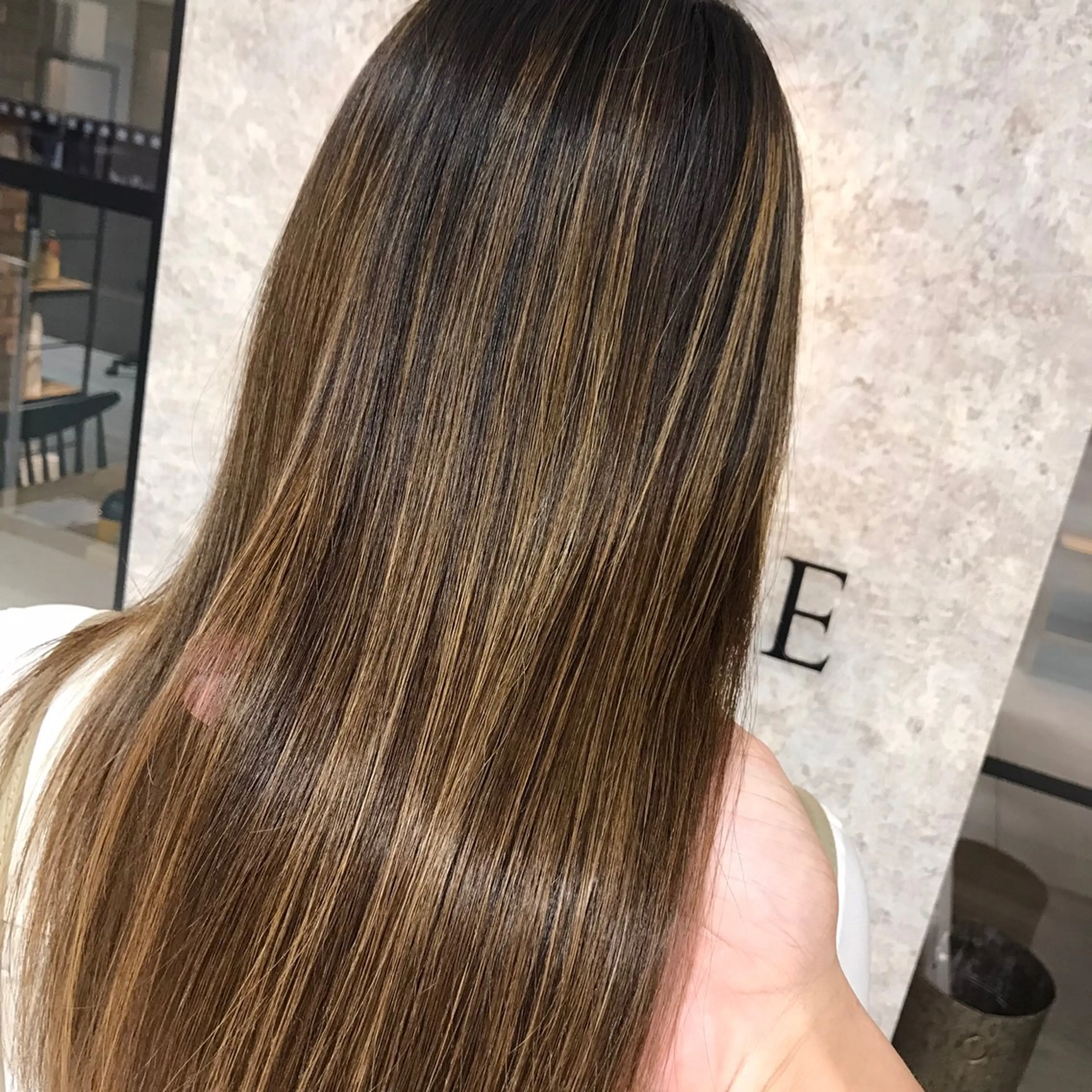 ロング カット 縮毛矯正 トリートメント 天王寺の美容師 わだひろしのヘアスタイル