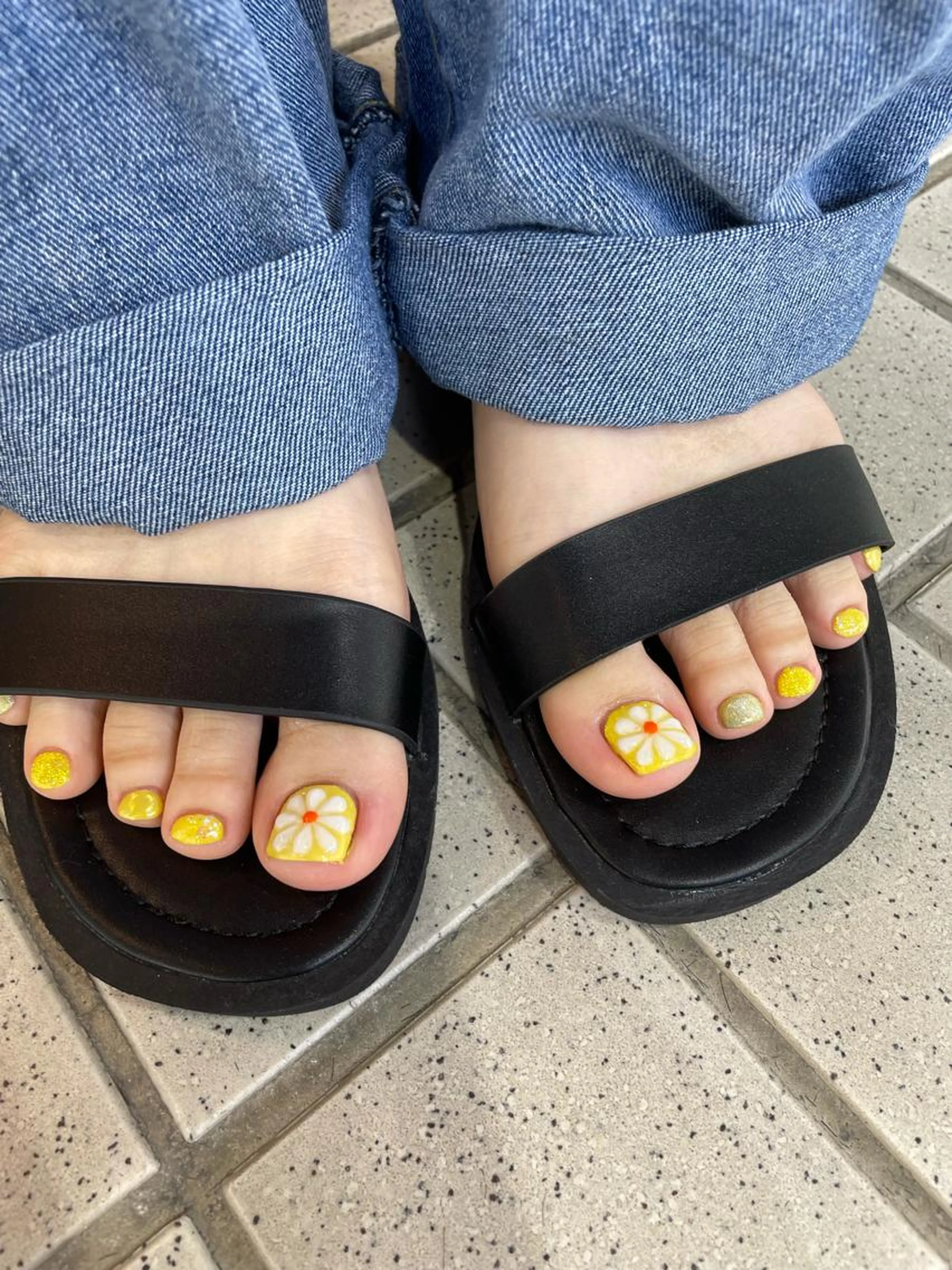 フットネイル🕊🤍 アートし放題🫧の写真