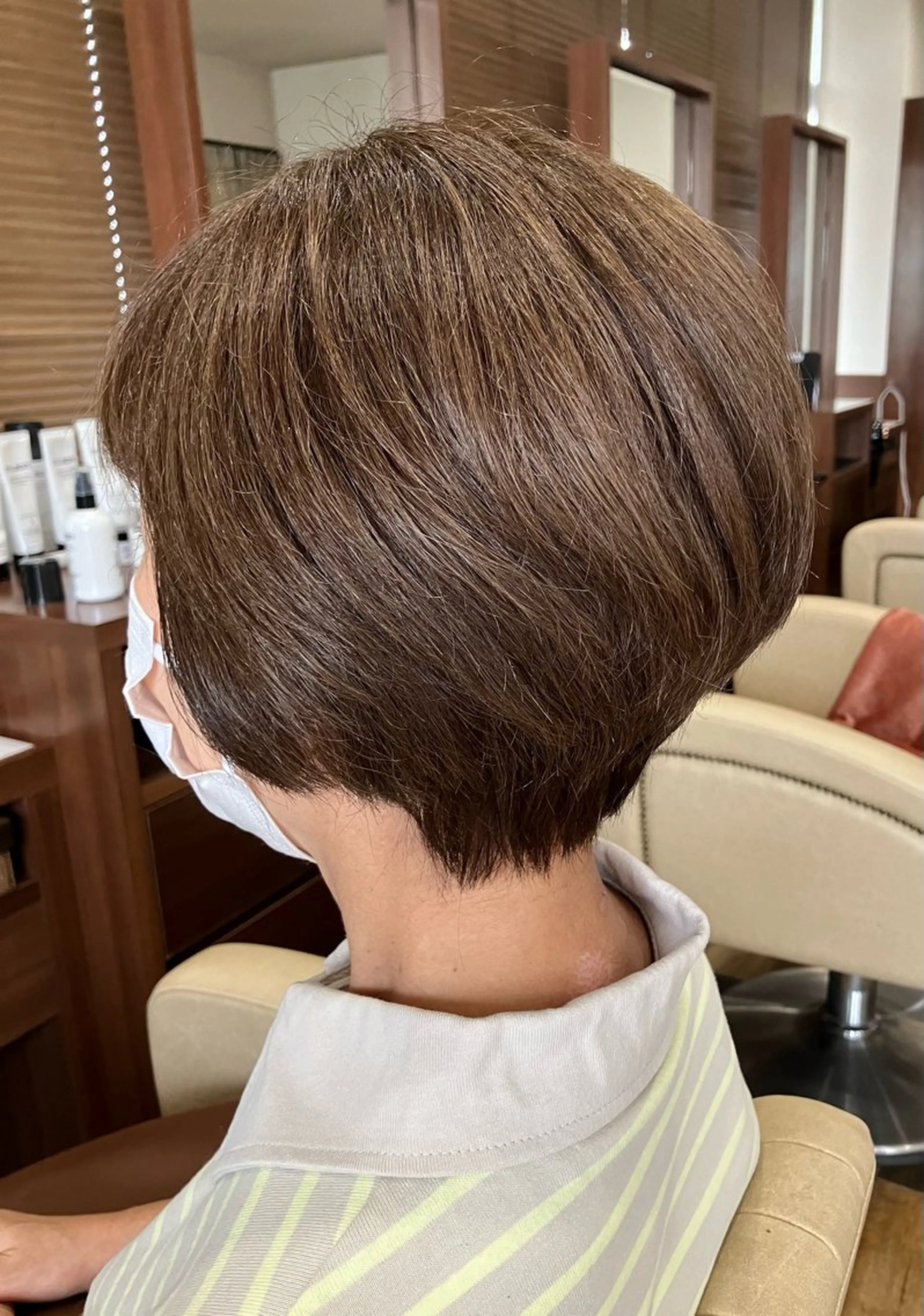 ショート ボブ 平川 かなこのヘアスタイル
