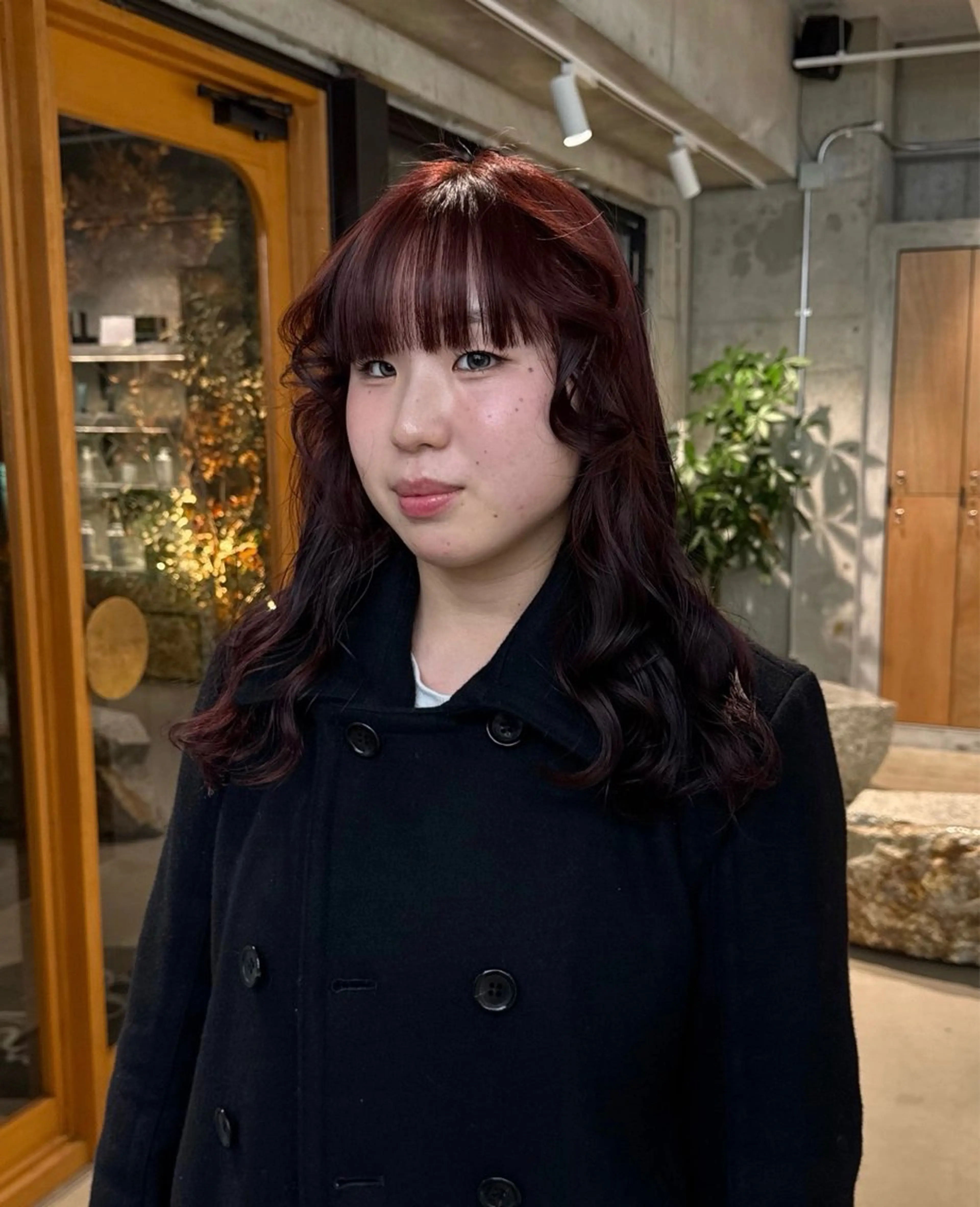 ミディアム 木村 咲良のヘアスタイル