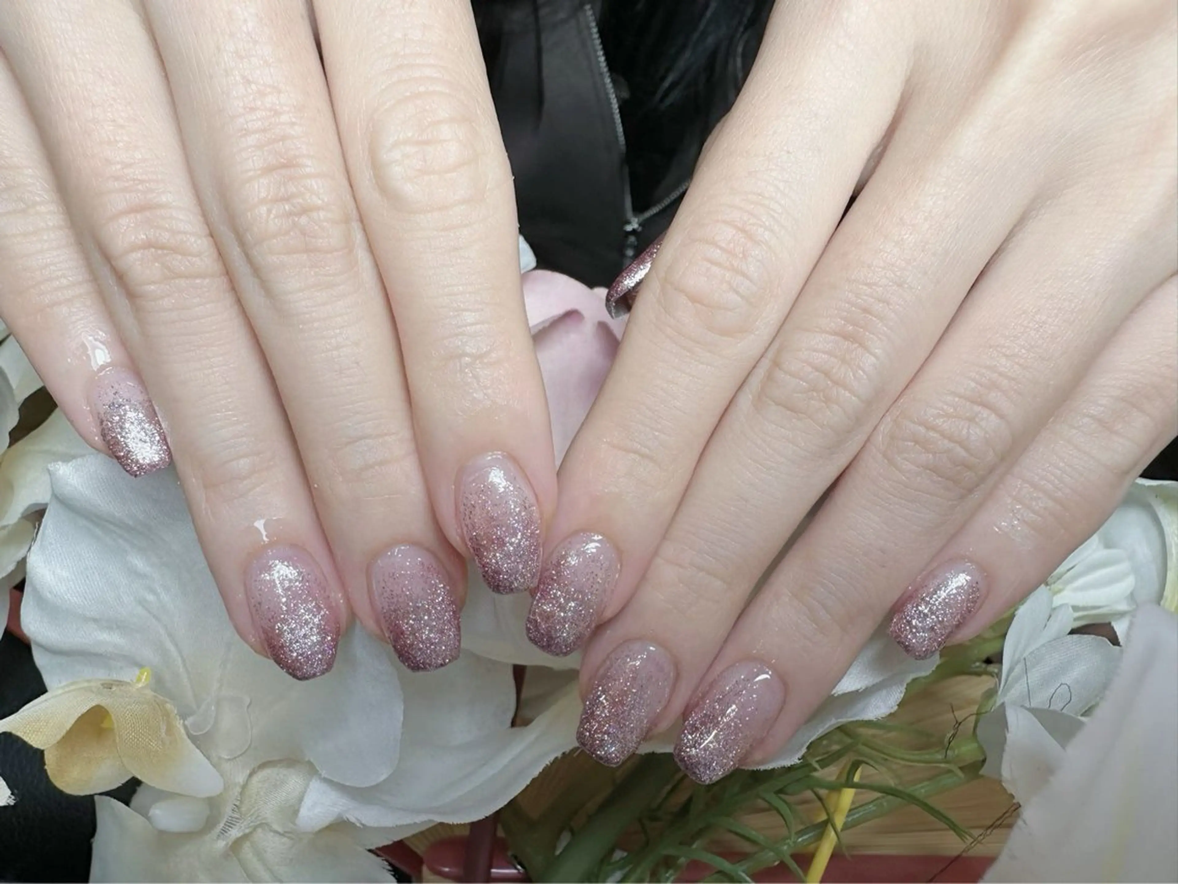 ネイル ラメ(グリッター) ラメグラデーション mo moのネイルデザイン