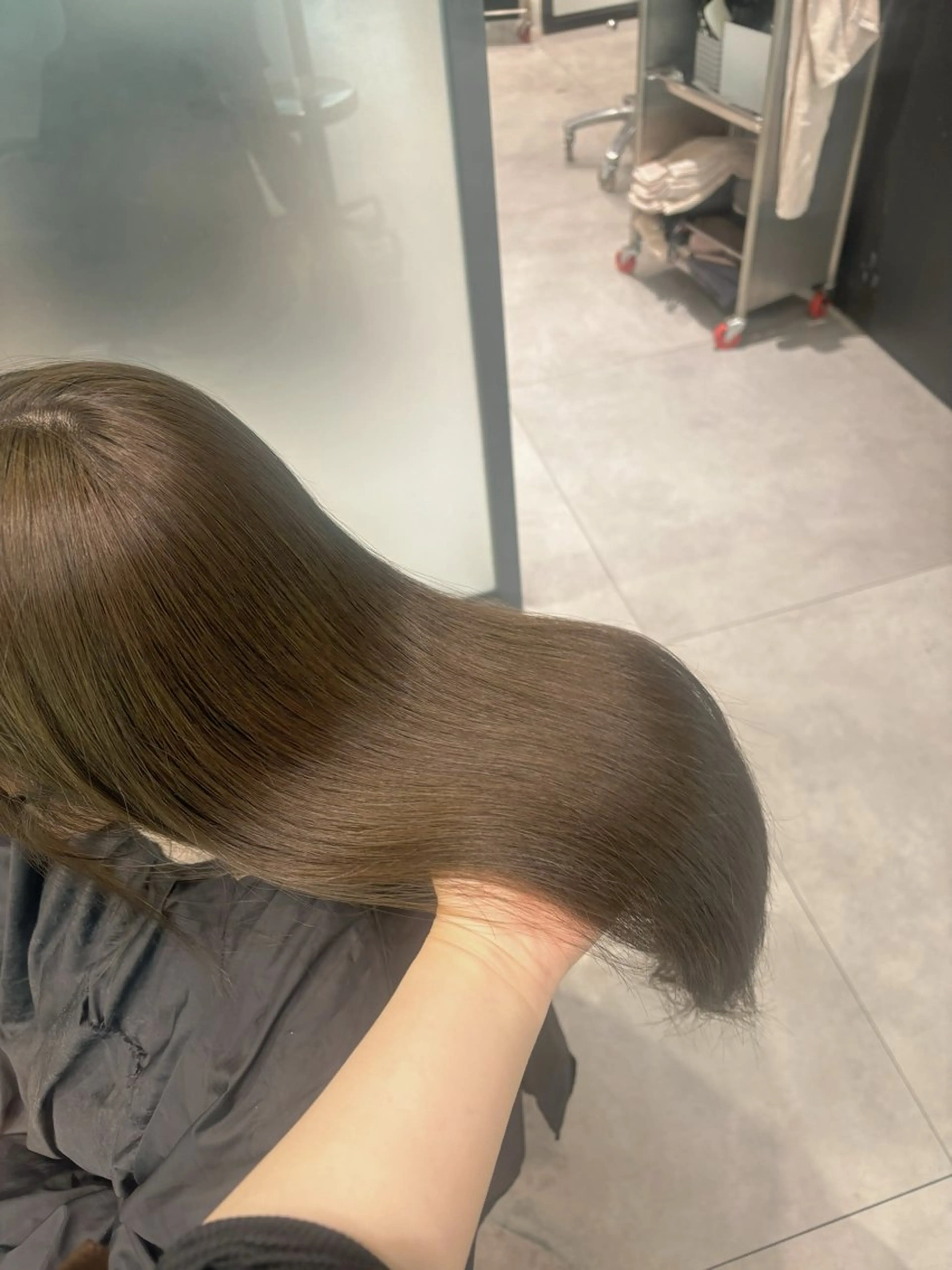 ロング 縮毛矯正 縮毛矯正 縮毛矯正 さくらのヘアスタイル