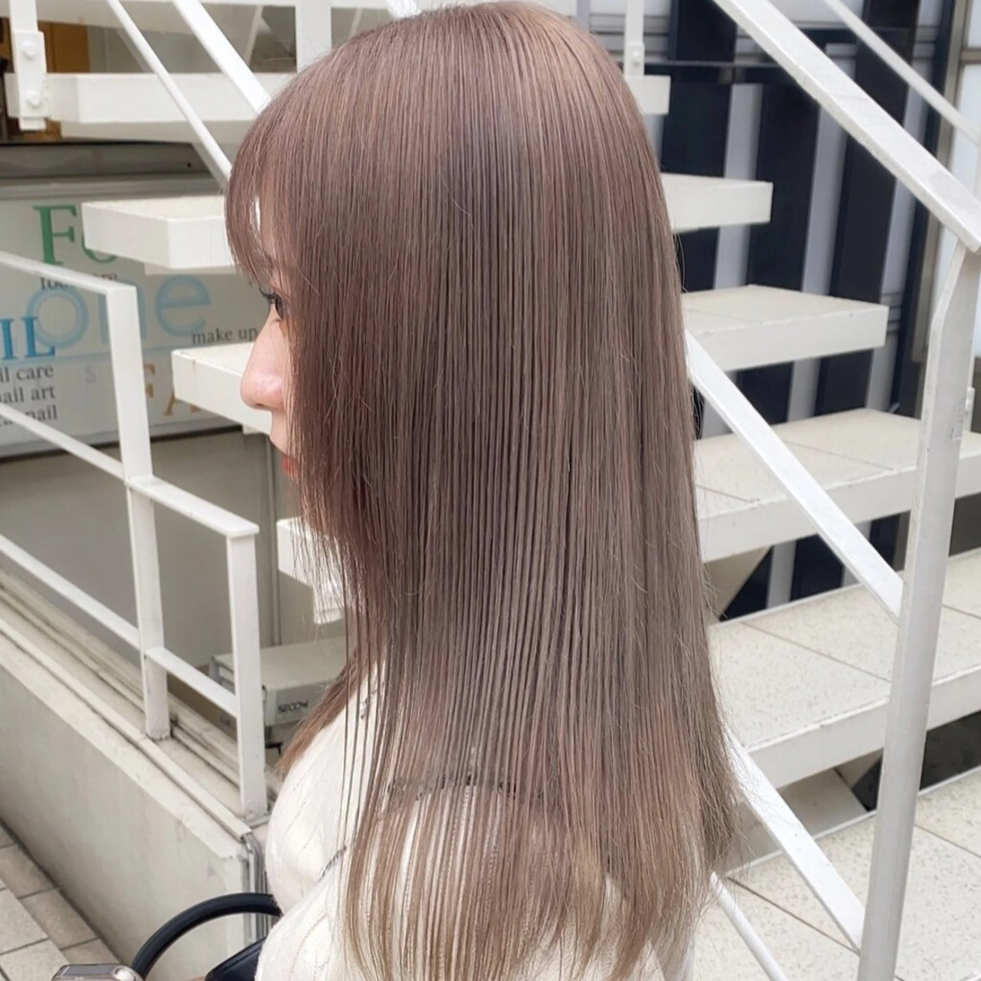 ロング カラー ロング 💖ブリーチ/暖色 𝐘𝐮𝐢💖のヘアスタイル