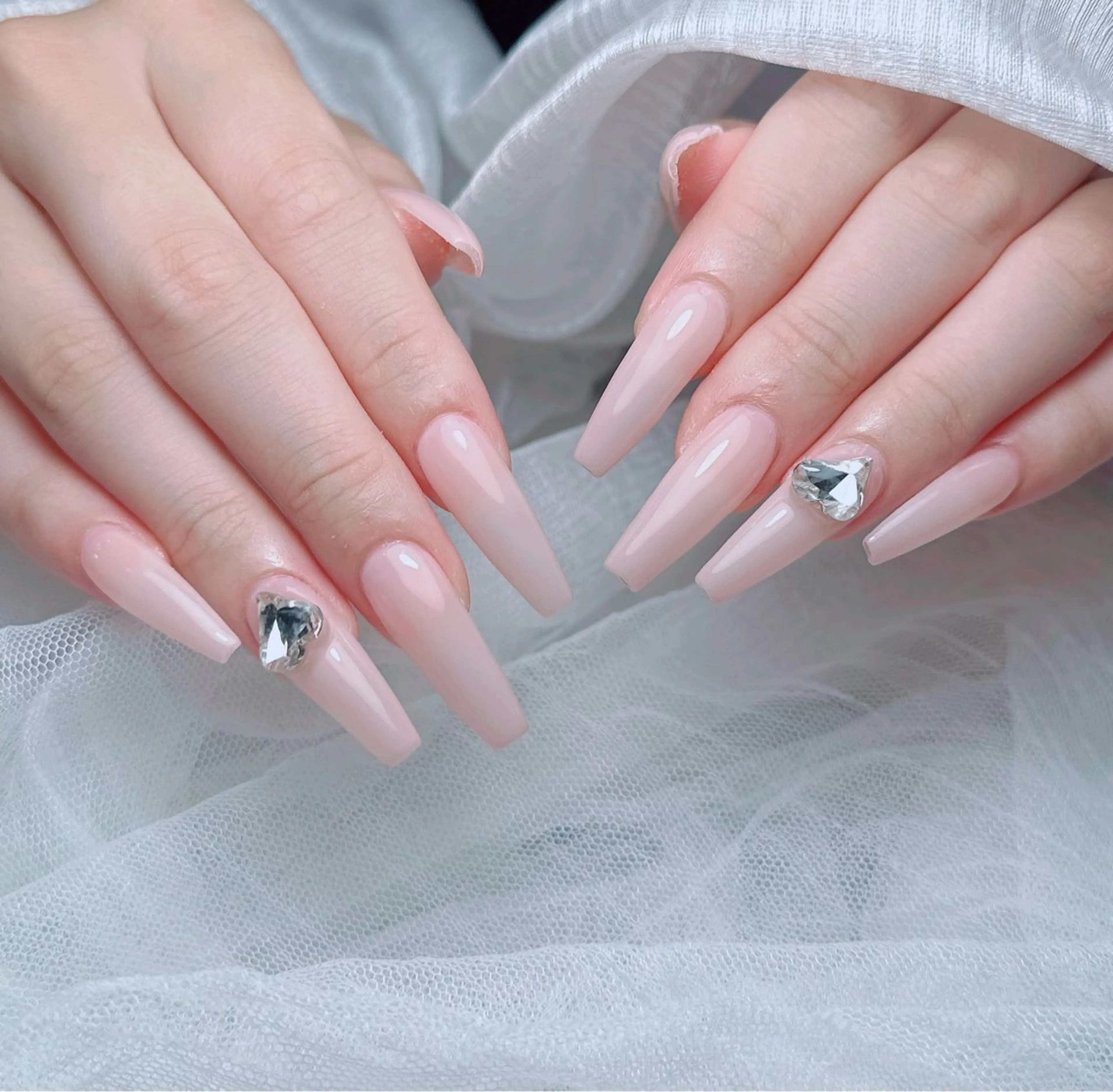 チップ長さだしワンカラーの写真