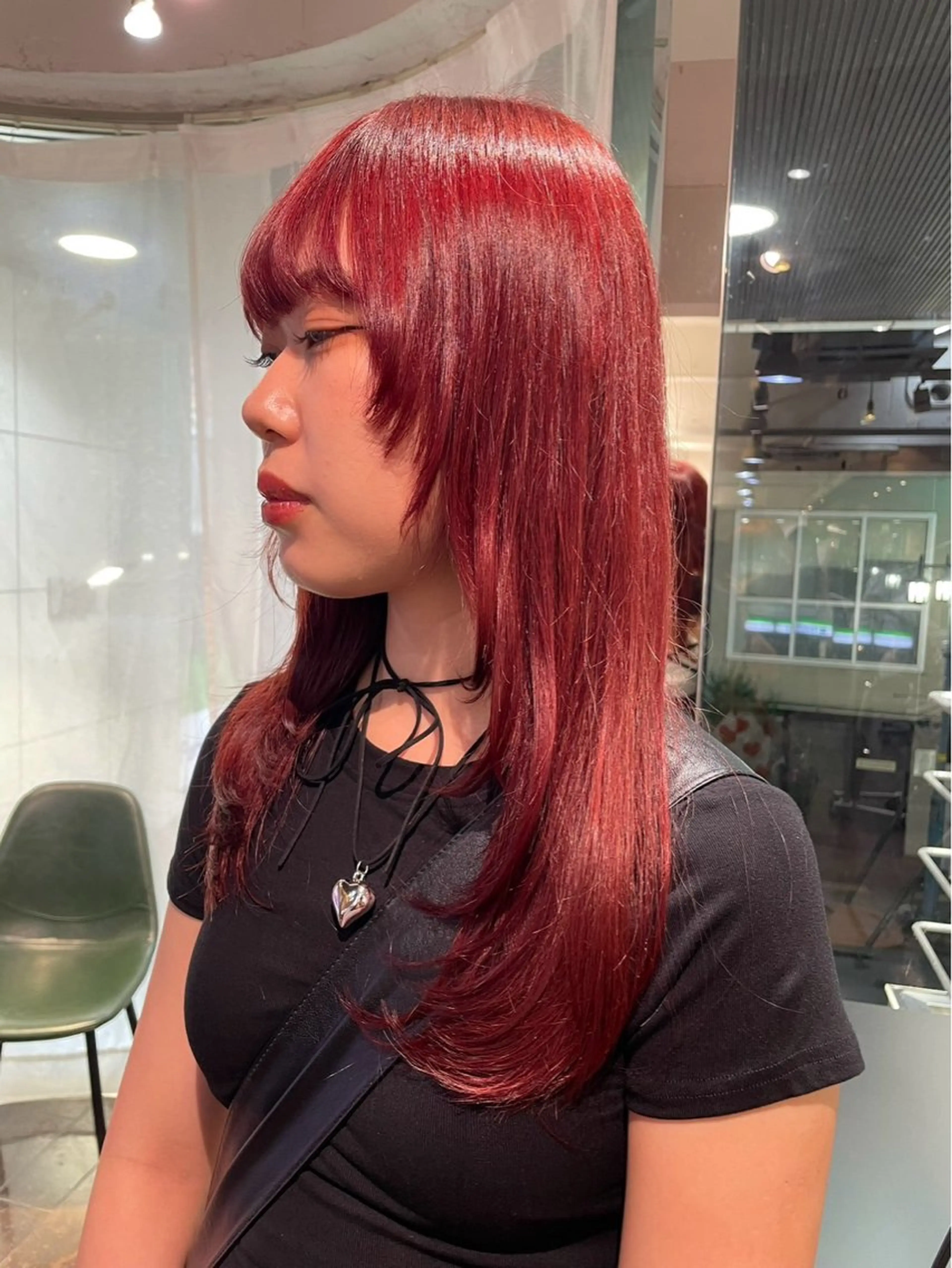 ロング カラー ヘアカラー トリートメント 🎀暖色カラー/ ハナ🎀のヘアスタイル