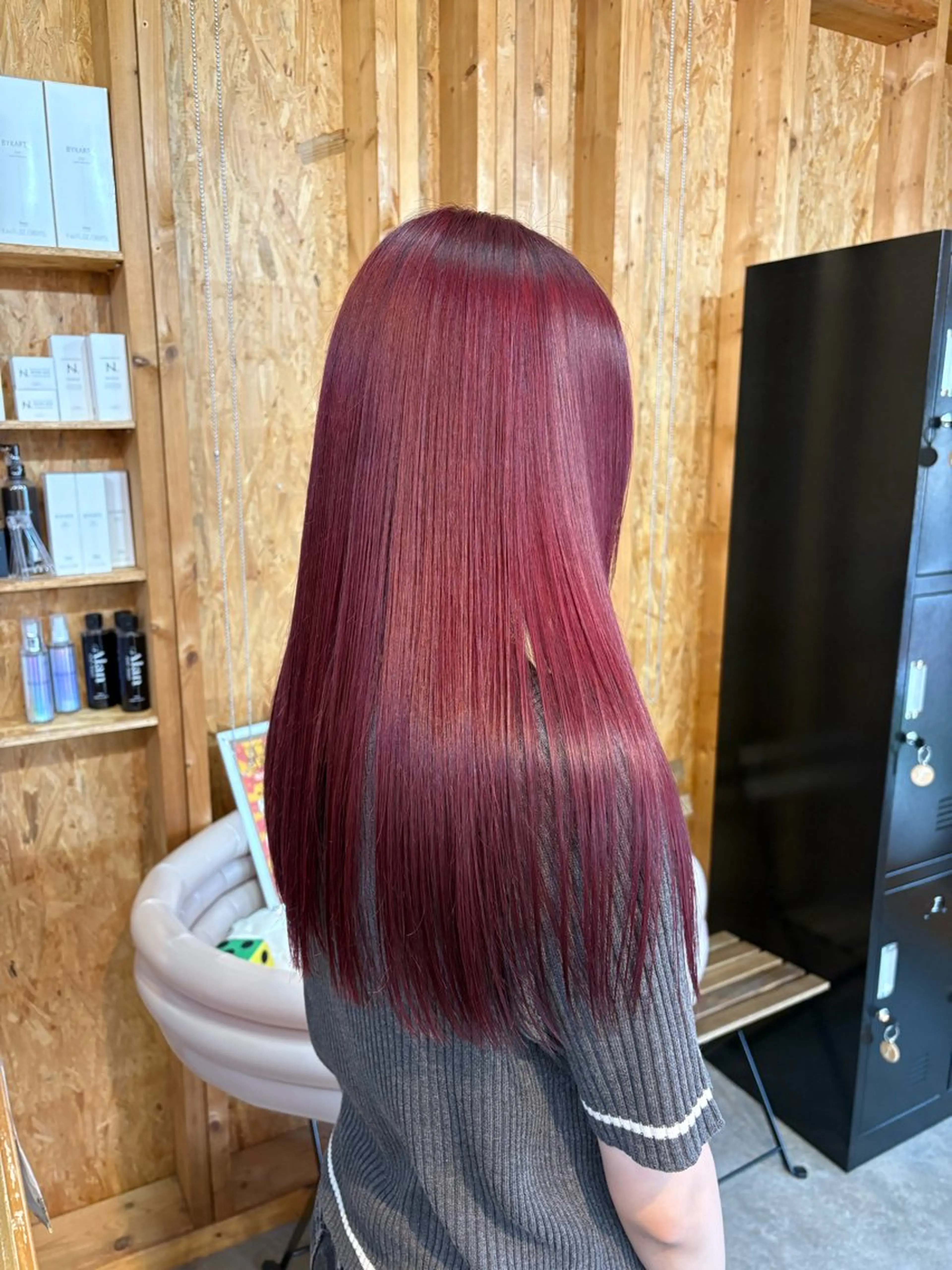 カラー まろみ暖色× chia🕯のヘアスタイル