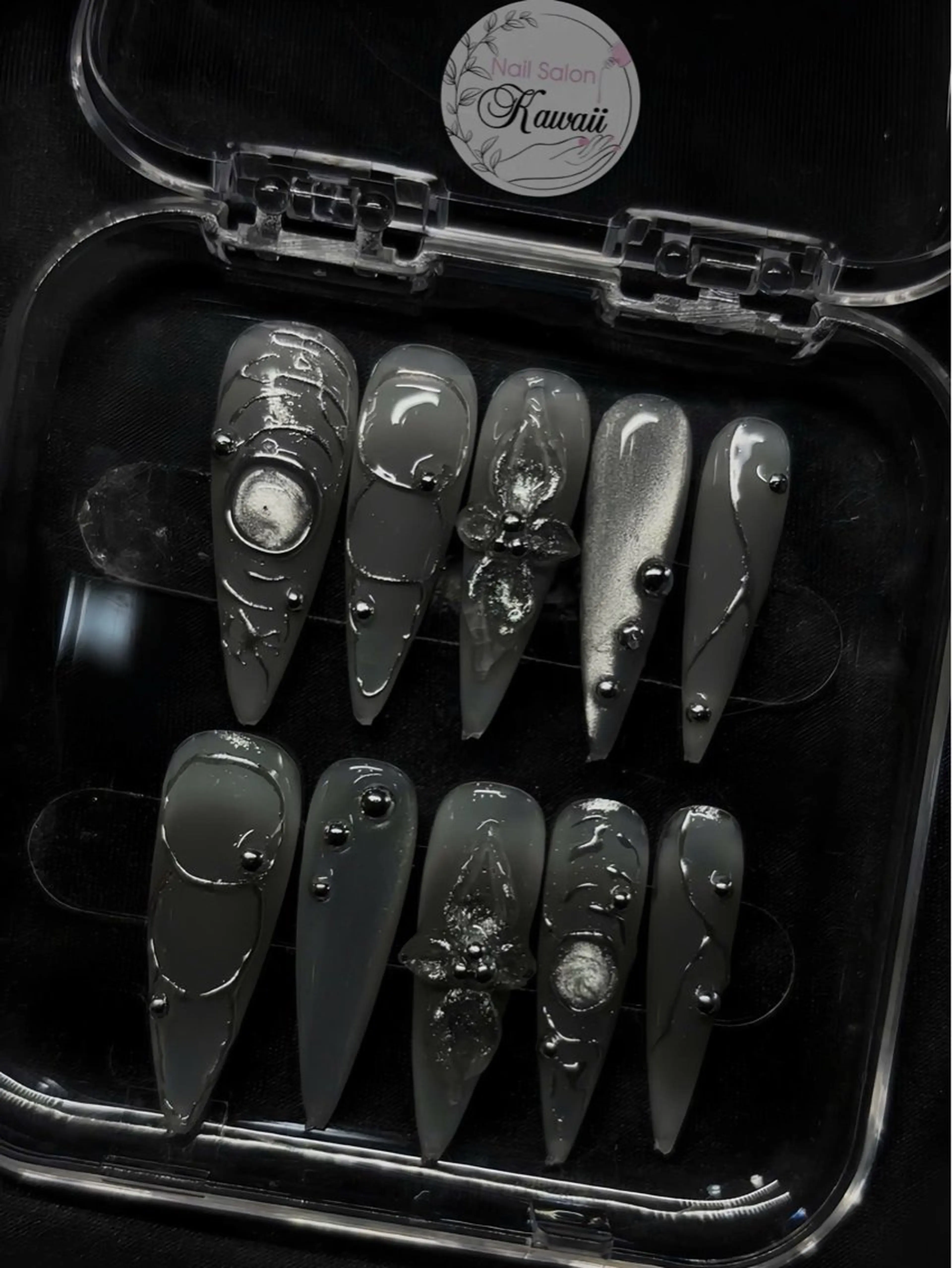 ネイル アートネイル 長さ出し フットネイル フレンチネイル ジェルネイル Kawaii Nail Salon所属・YURI NAIL NARITAのネイルデザイン