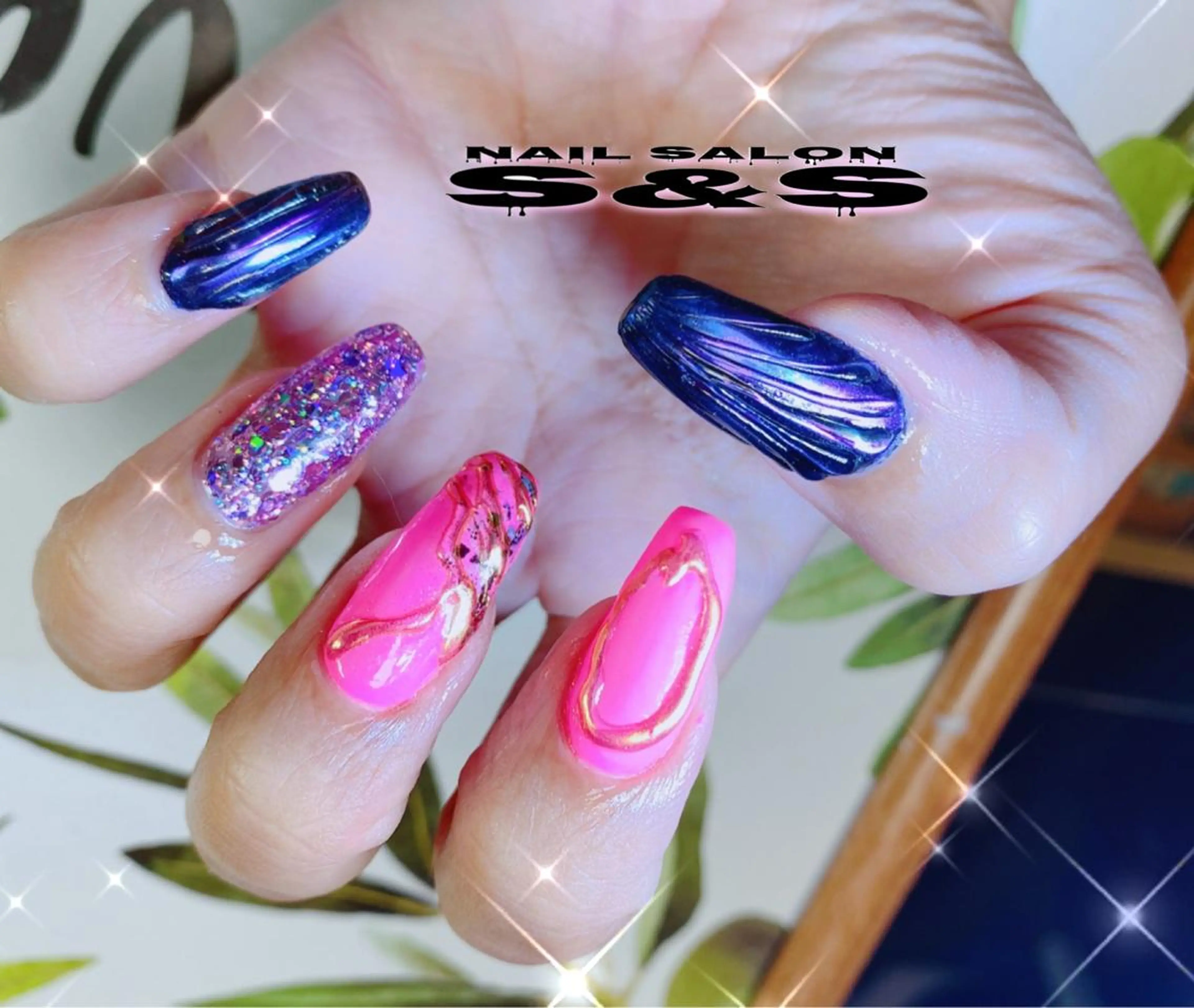 ネイル 長さ出し メンズネイル 持ち込み スカルプネイル S&S 村田小百合のネイルデザイン