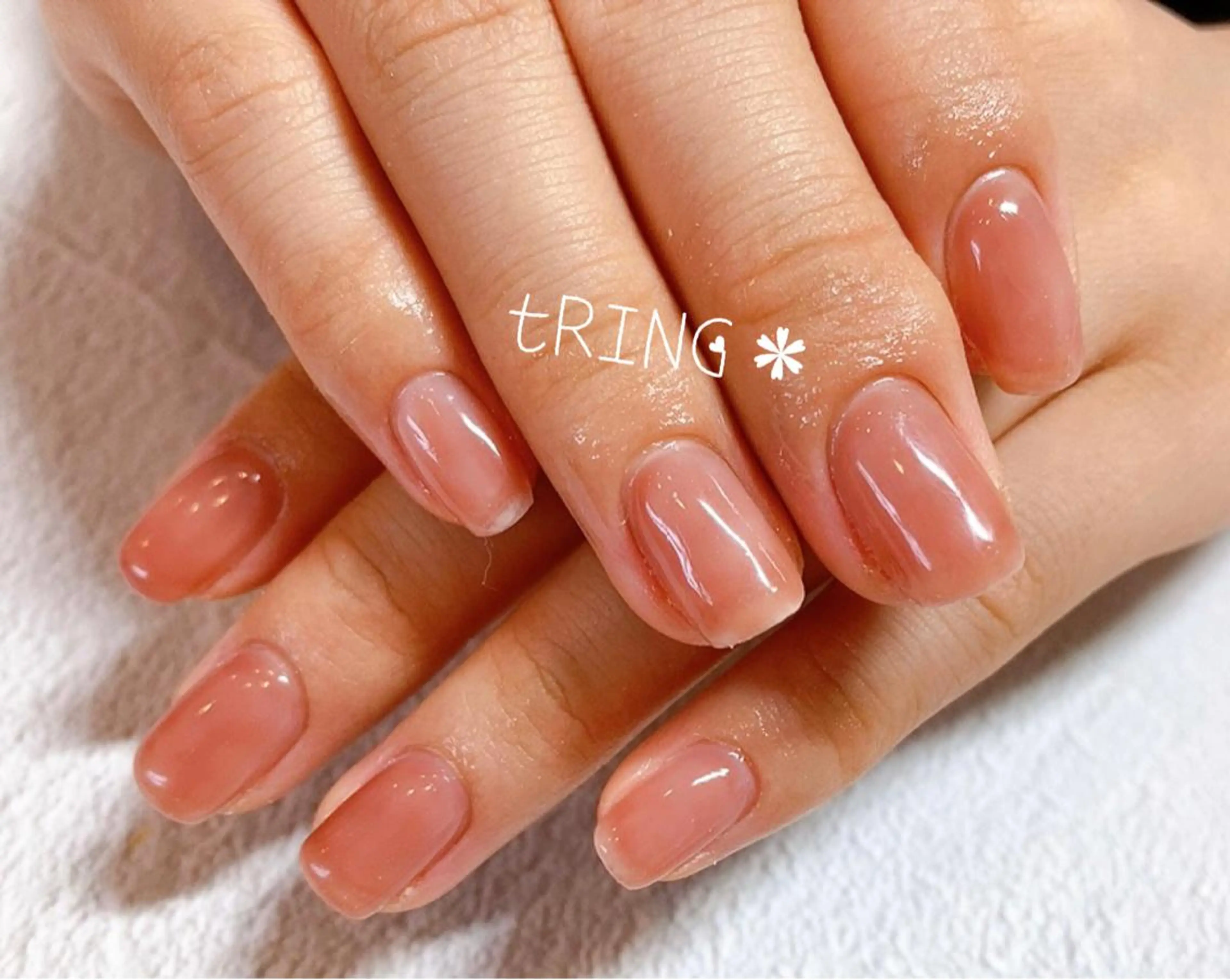 ネイル ハンドネイル tRING＊ しいの木台のネイルデザイン