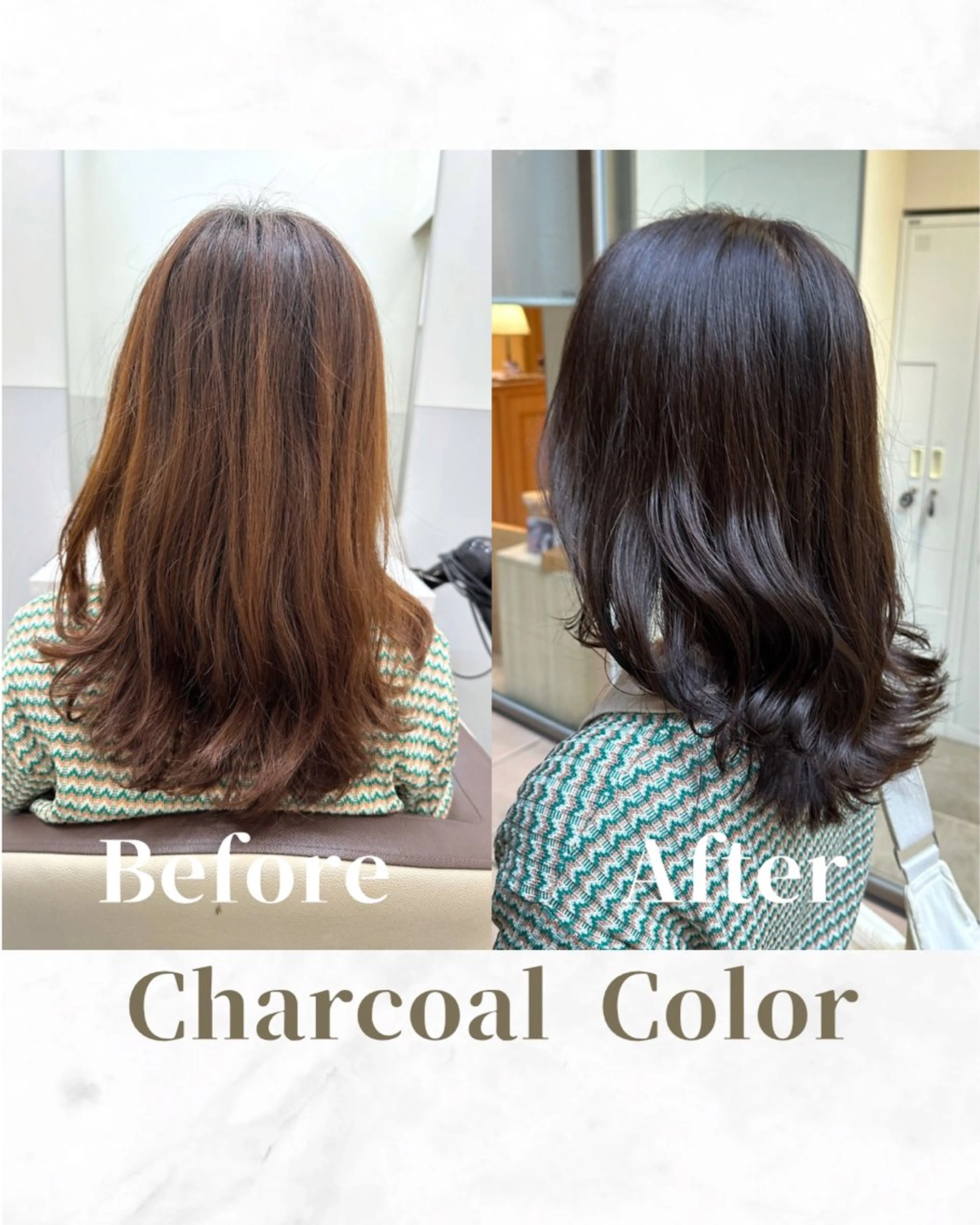 セミロング カラー ベージュカラー ブラウンカラー ケアカラー 透明感カラー グレージュ カット ヘアカラー トリートメント 【レイヤー/韓国風 /髪質改善】RINのヘアスタイル