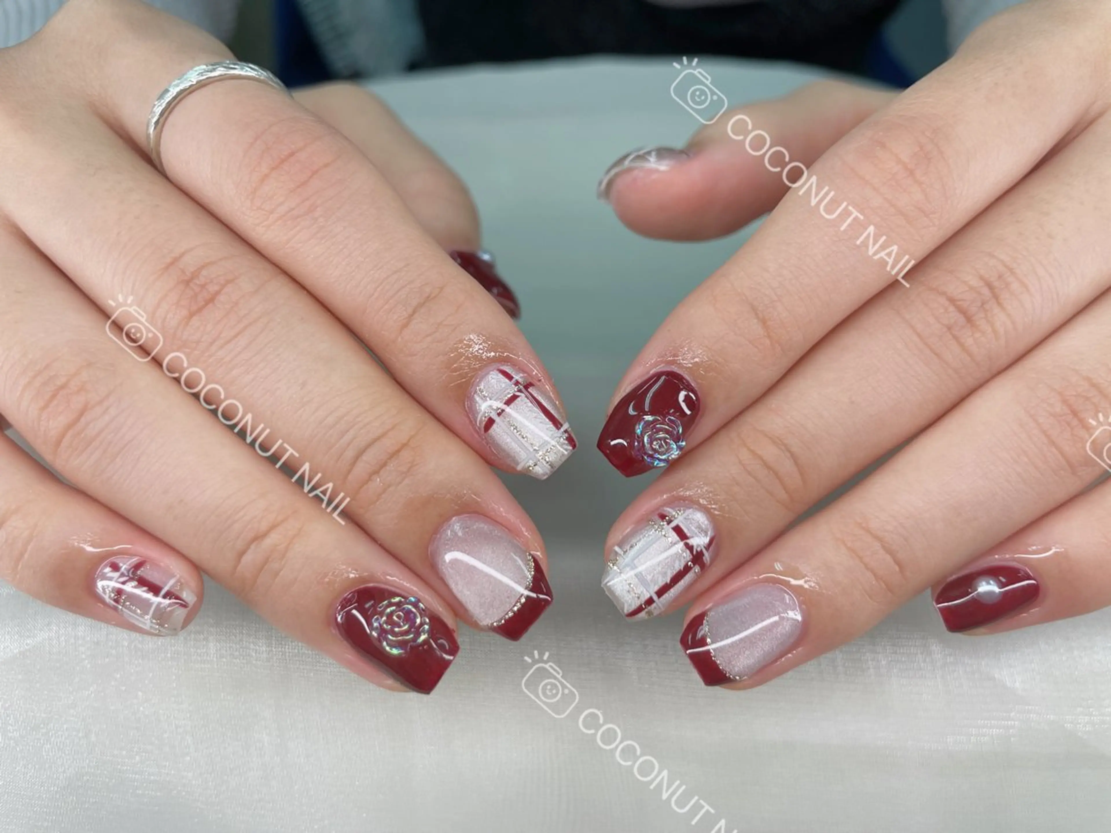 ネイル ハンドネイル 神田 ココナッツのネイルデザイン