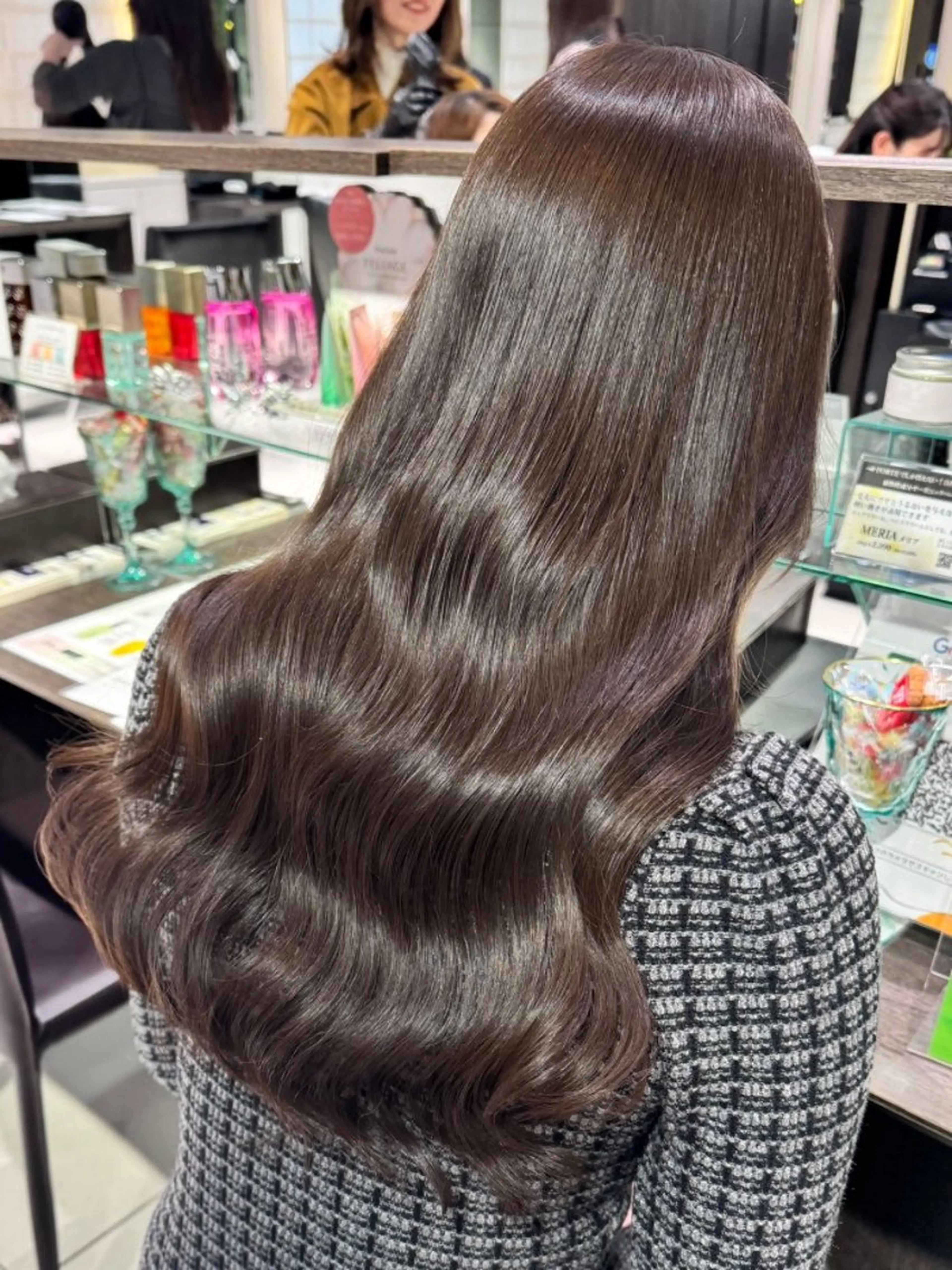 セミロング トリートメント ヘッドスパ 𝒔𝒂𝒚𝒂🫧 /艶カラーのヘアスタイル