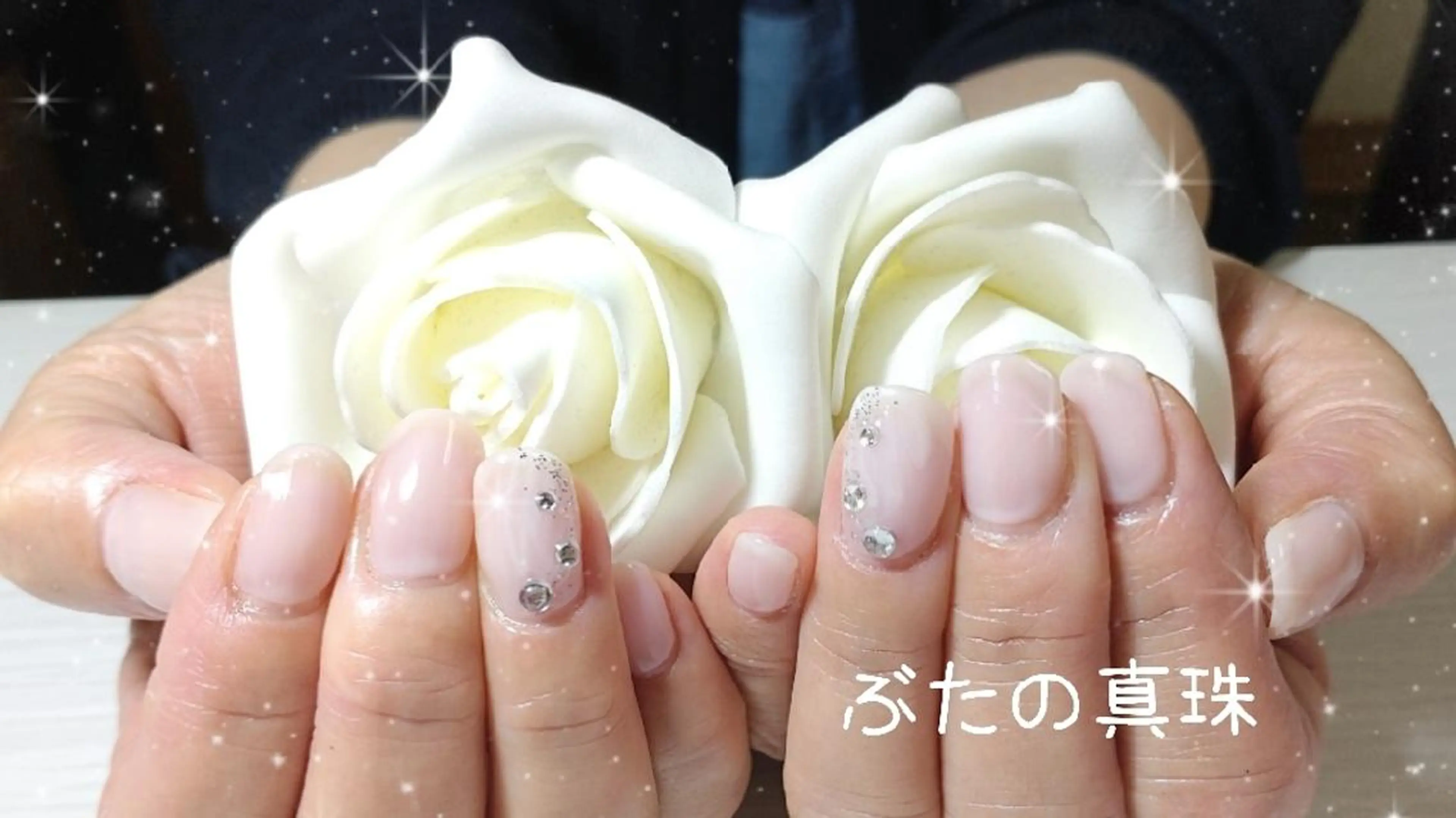 ネイル ニュアンスネイル ハンドネイル 林 珠里のネイルデザイン