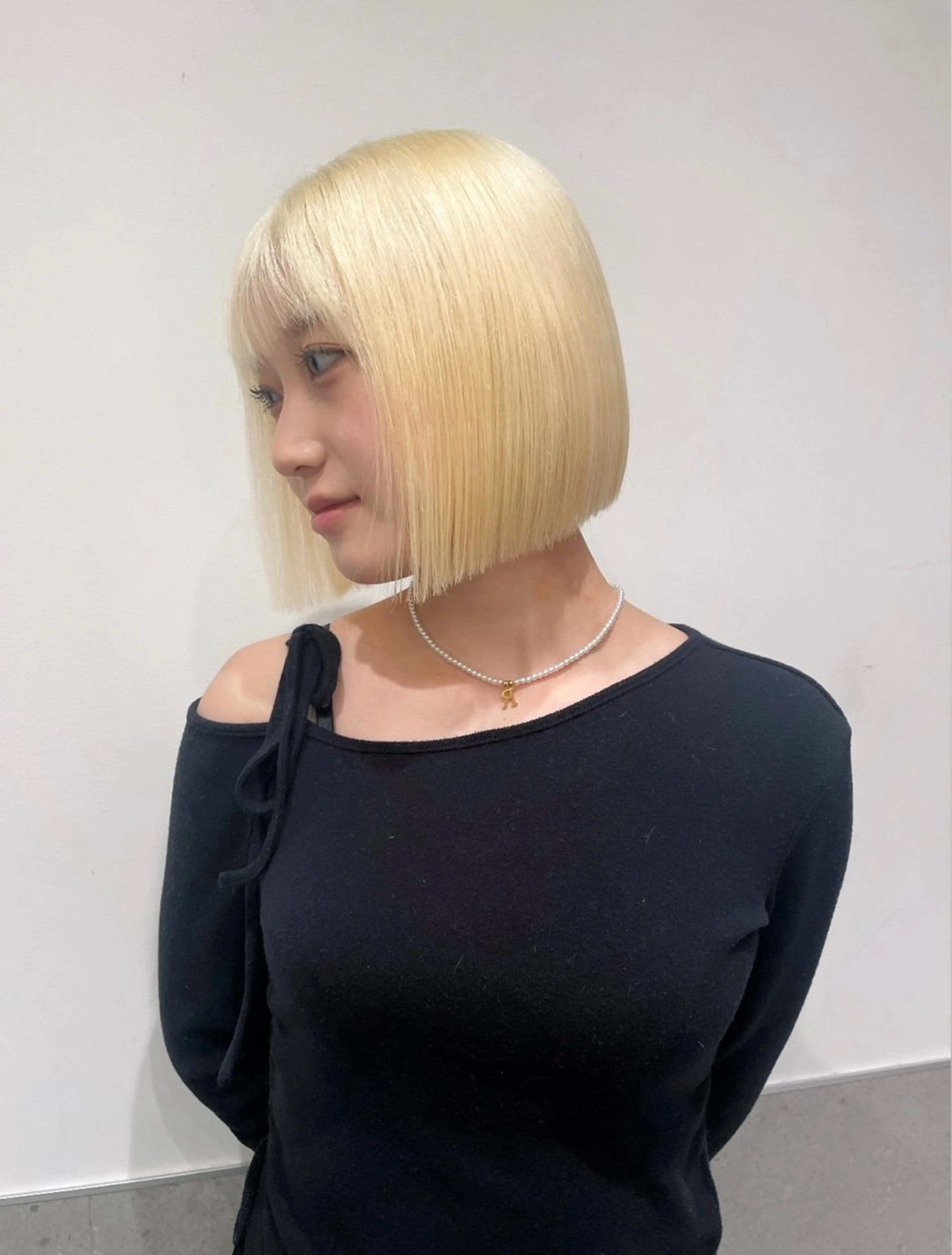 ショート GO TODAY SHAiRE SALON 原宿本店所属・REINA/ブリーチ /ハイトーン/原宿のヘアスタイル