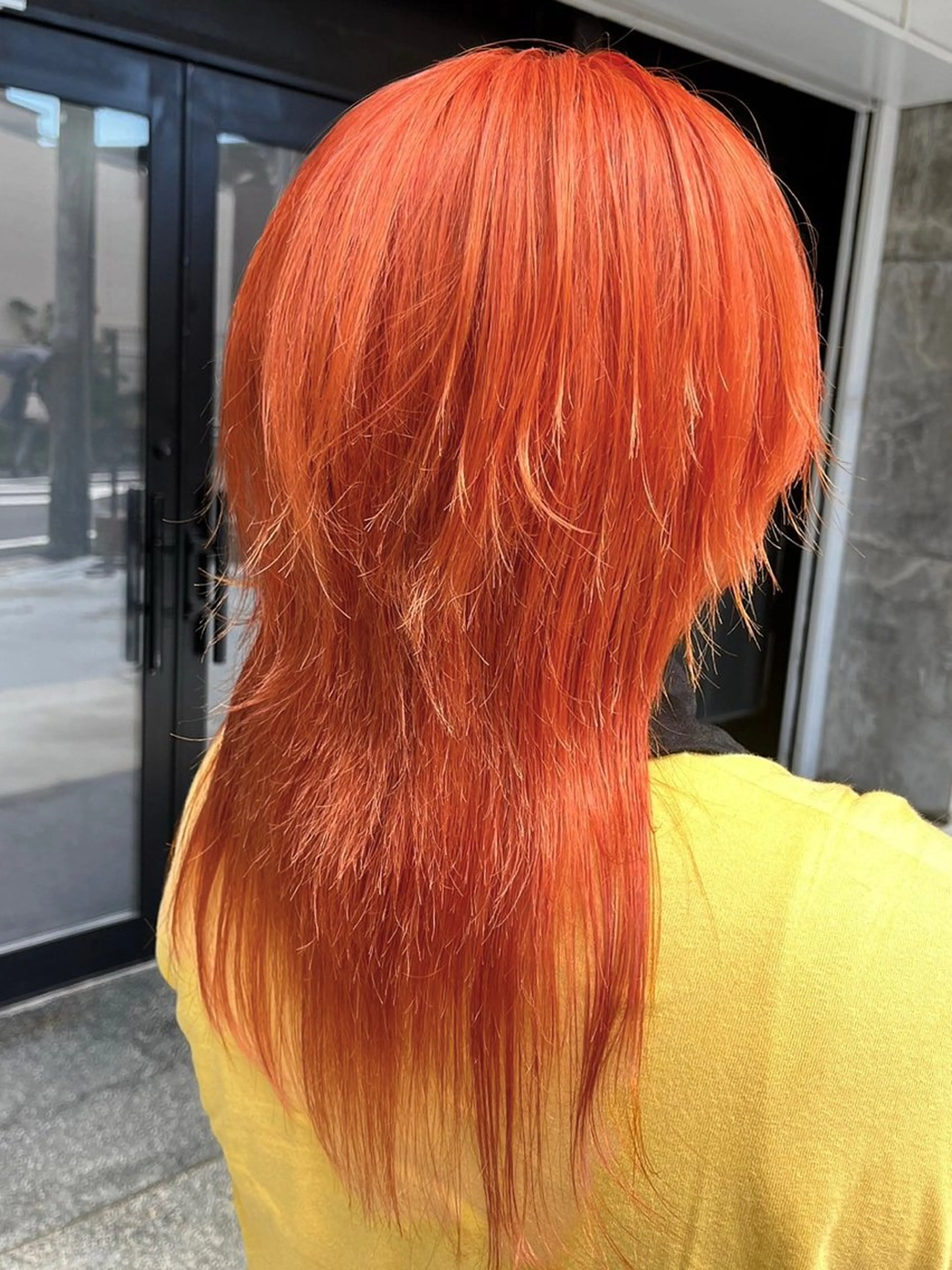 ロング カラー バレイヤージュ ブリーチ ケアブリーチ ダブルカラー イヤリングカラー カット ヘアカラー トリートメント ハイトーン/韓国風/ 艶髪/吉祥寺のヘアスタイル