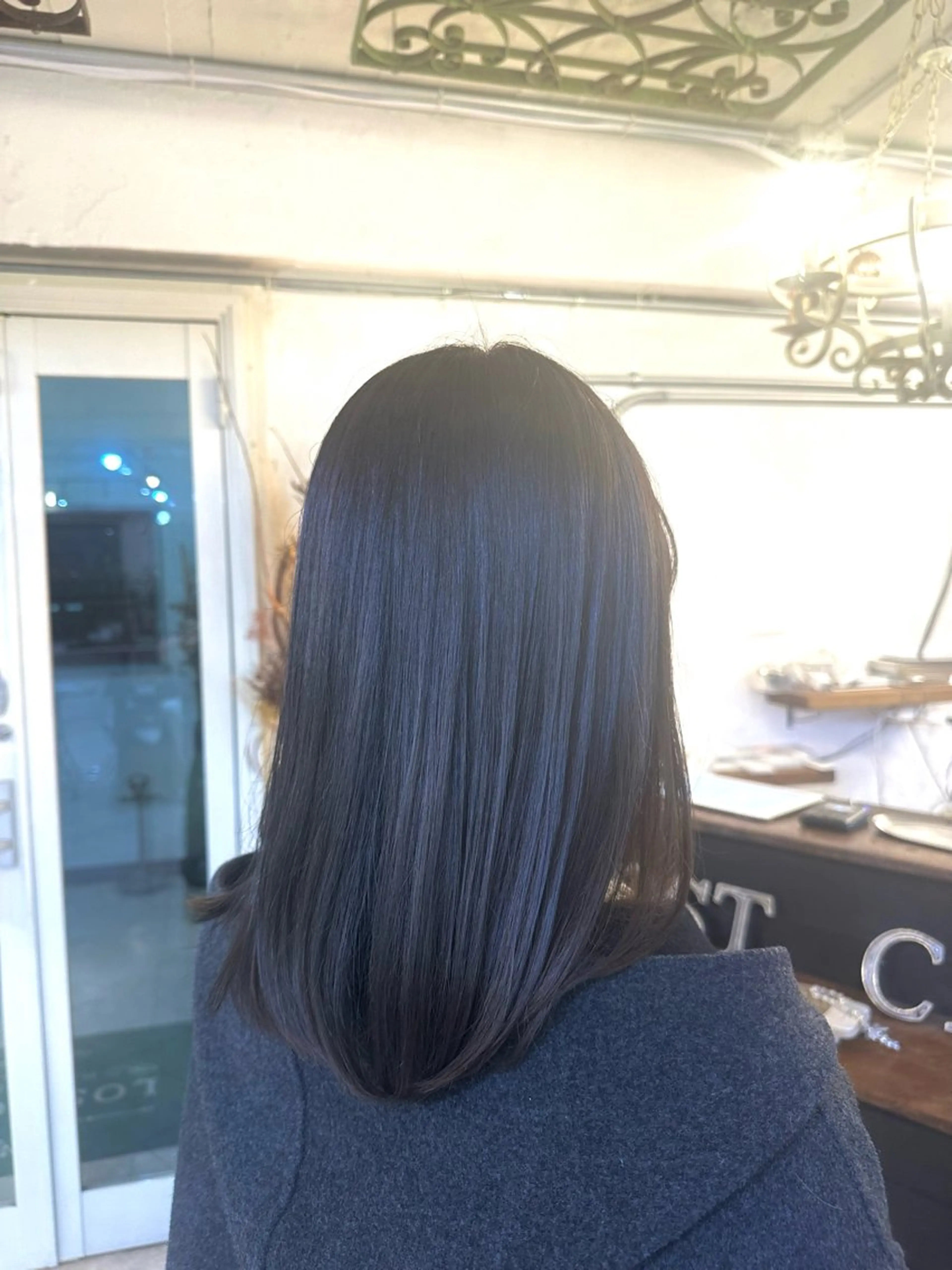 セミロング カラー スパイキー/ ピンパーマ/緑川雄也のヘアスタイル