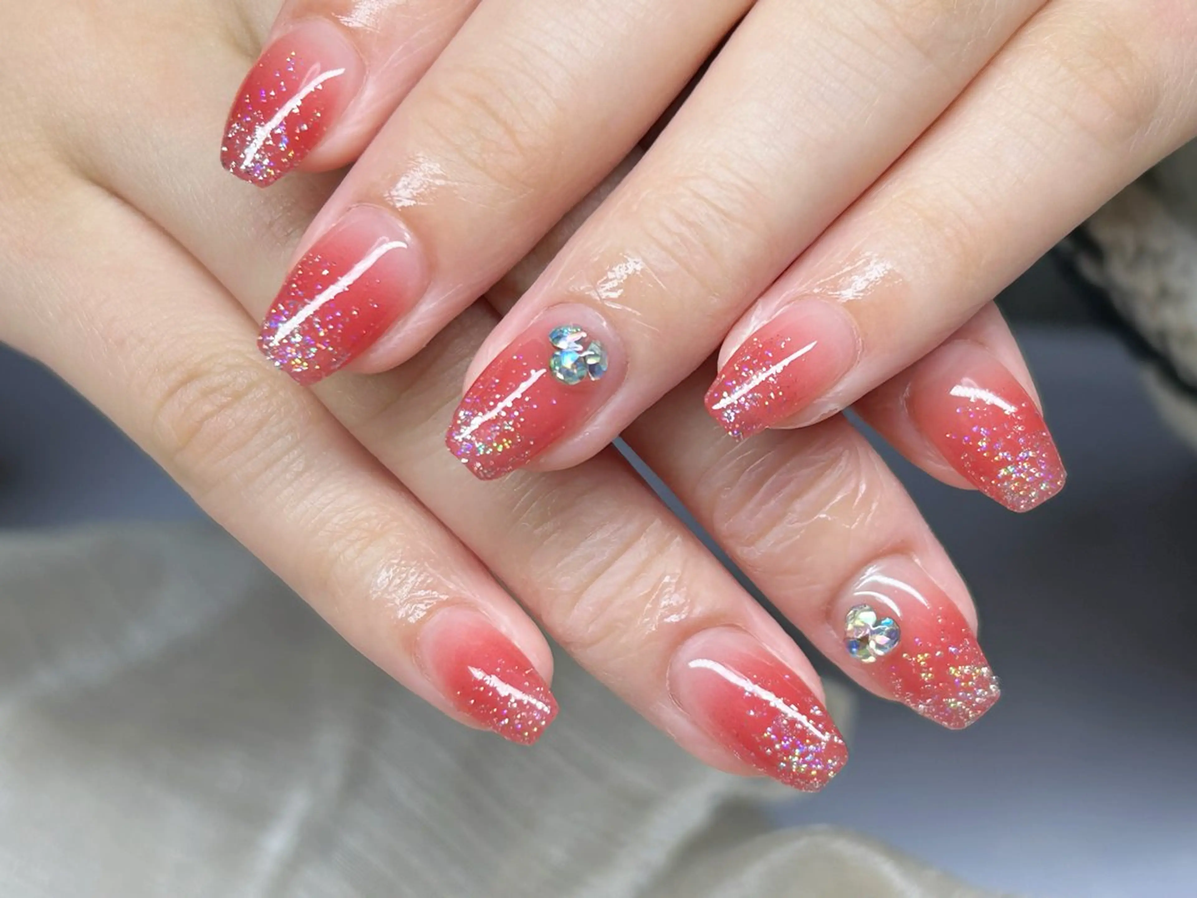 ネイル アートネイル 成人式 長さ出し フットネイル マグネットネイル ハンドネイル Lino Nailのネイルデザイン