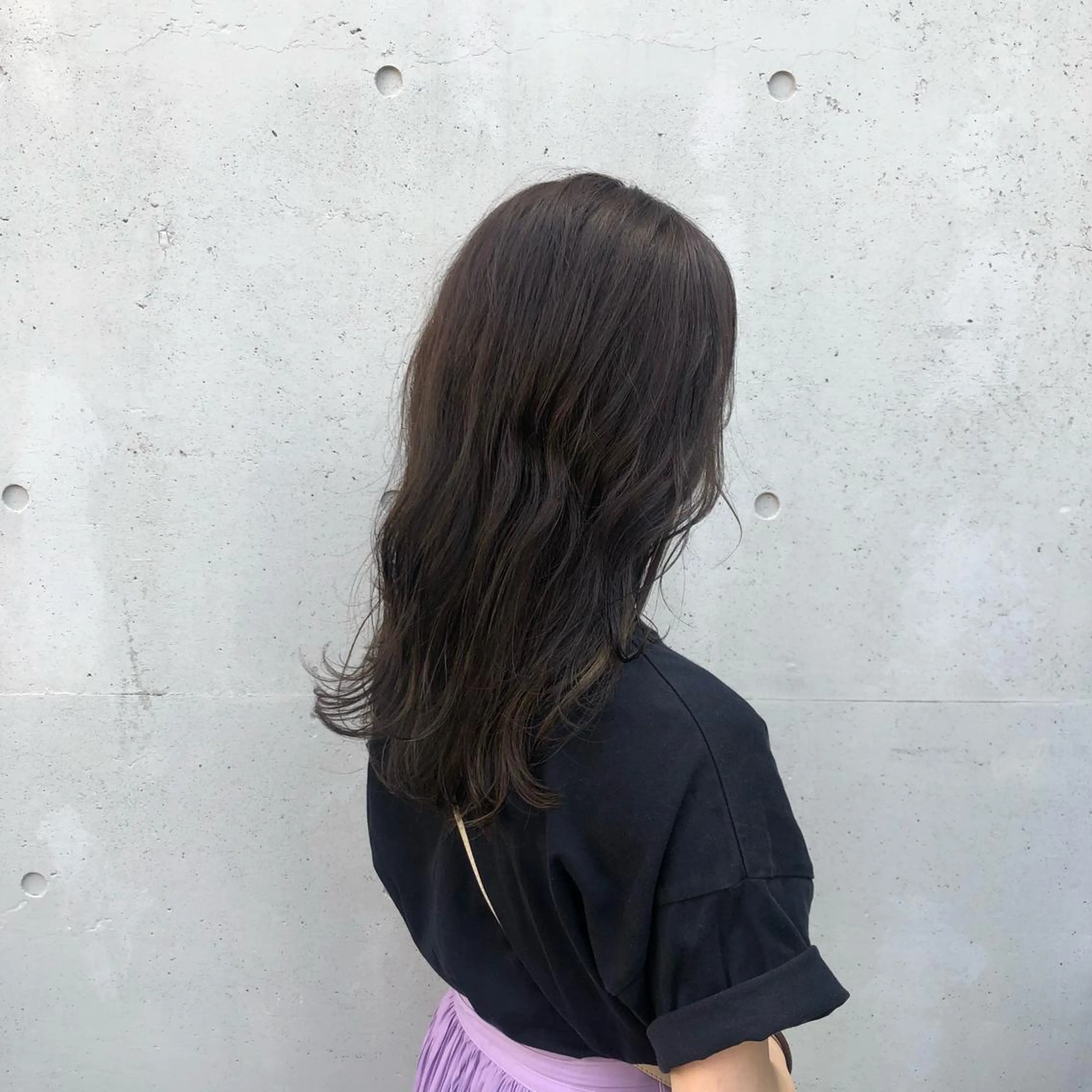 ロング カラー ヘアアレンジ 透明感カラー カット ヘアカラー トリートメント 酸性縮毛矯正🧴韓国 レイヤー/髪質改善のヘアスタイル