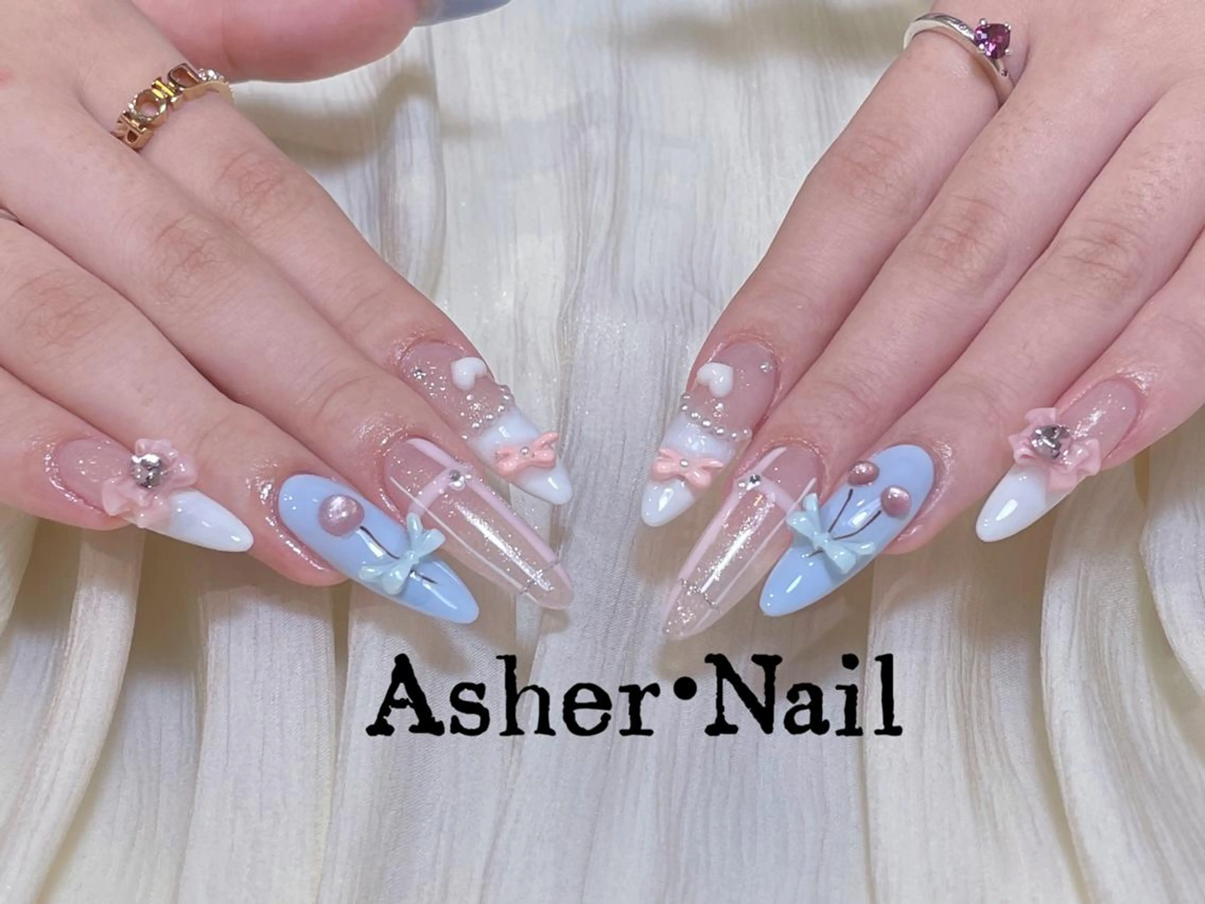 ネイル ハンドネイル ハンドケア Asher-Yuki 🍁のネイルデザイン