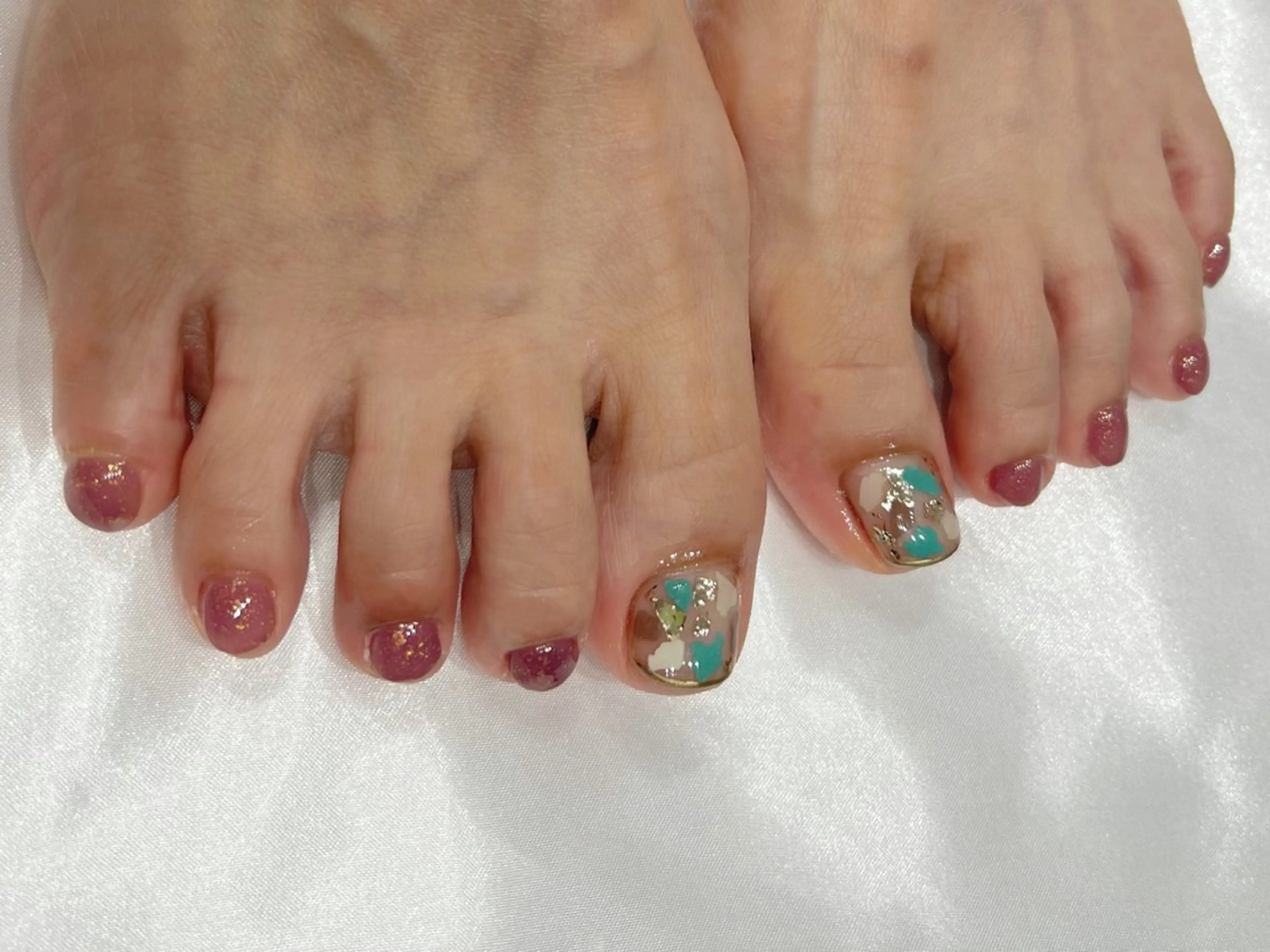 ネイル フットネイル LisBlanc ATSUKOのネイルデザイン