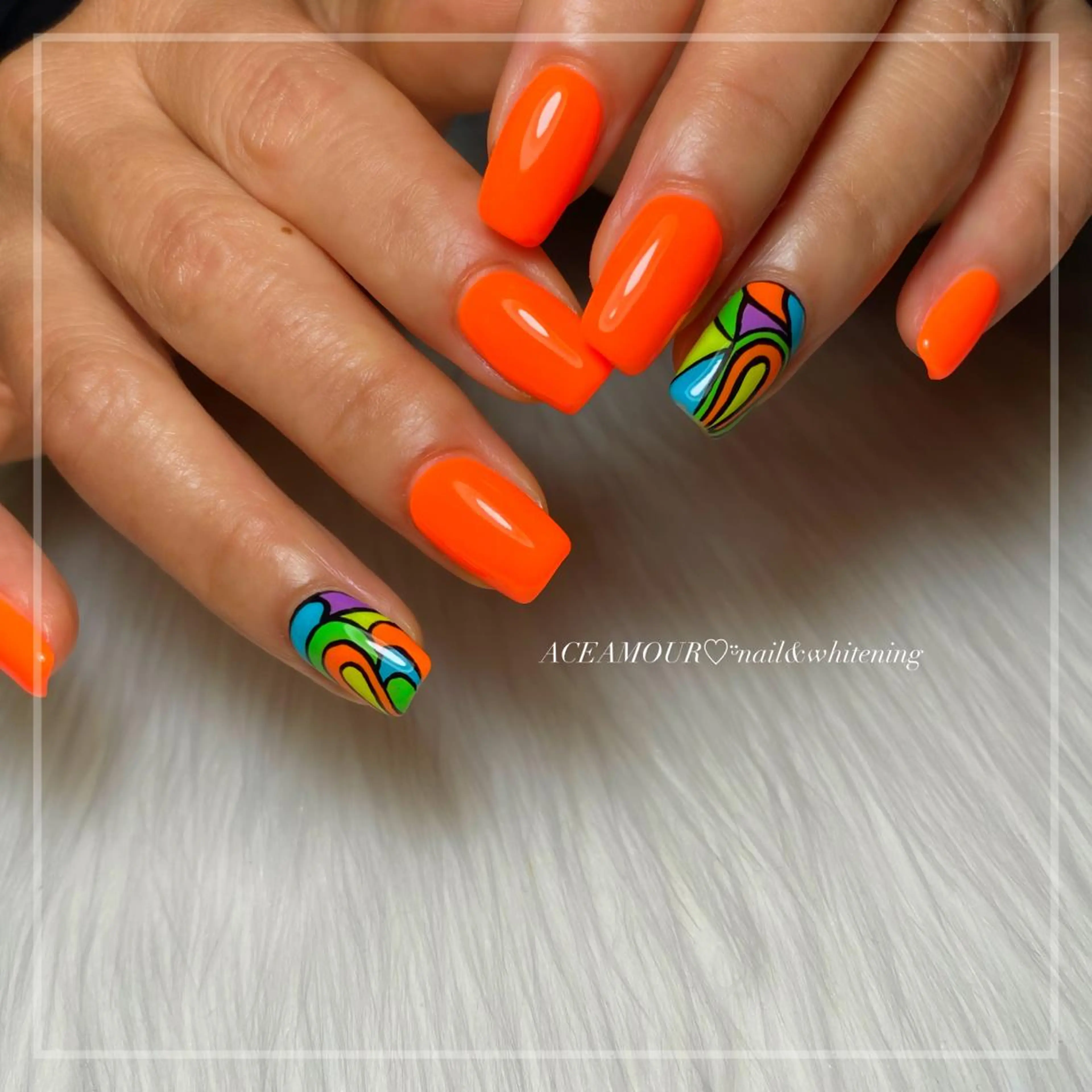 ネイル ネイル/耳つぼ /新ホワイトニングのネイルデザイン