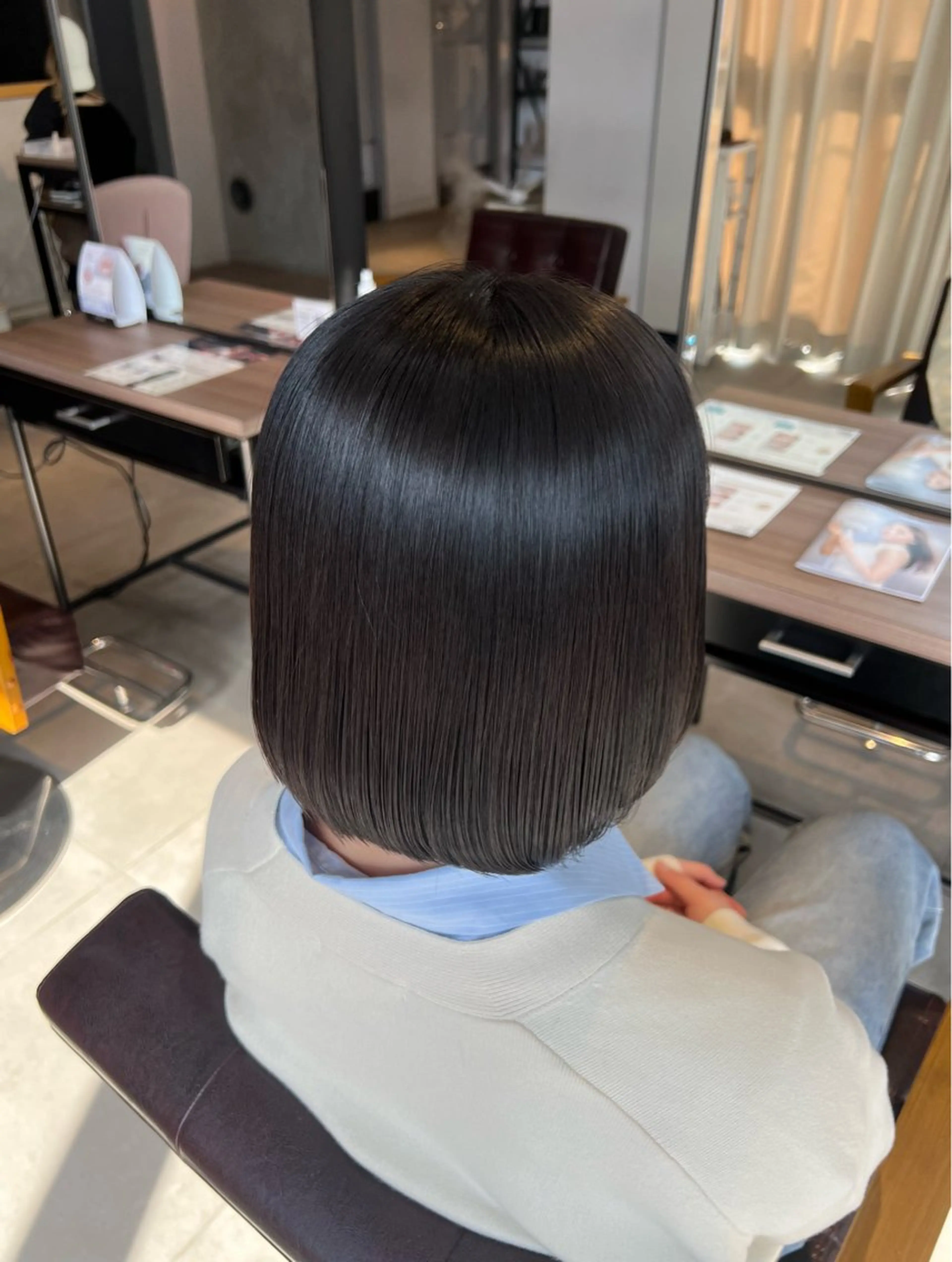 ショート 縮毛矯正 Kako🫧⭐️ アシスタント/モデルのヘアスタイル