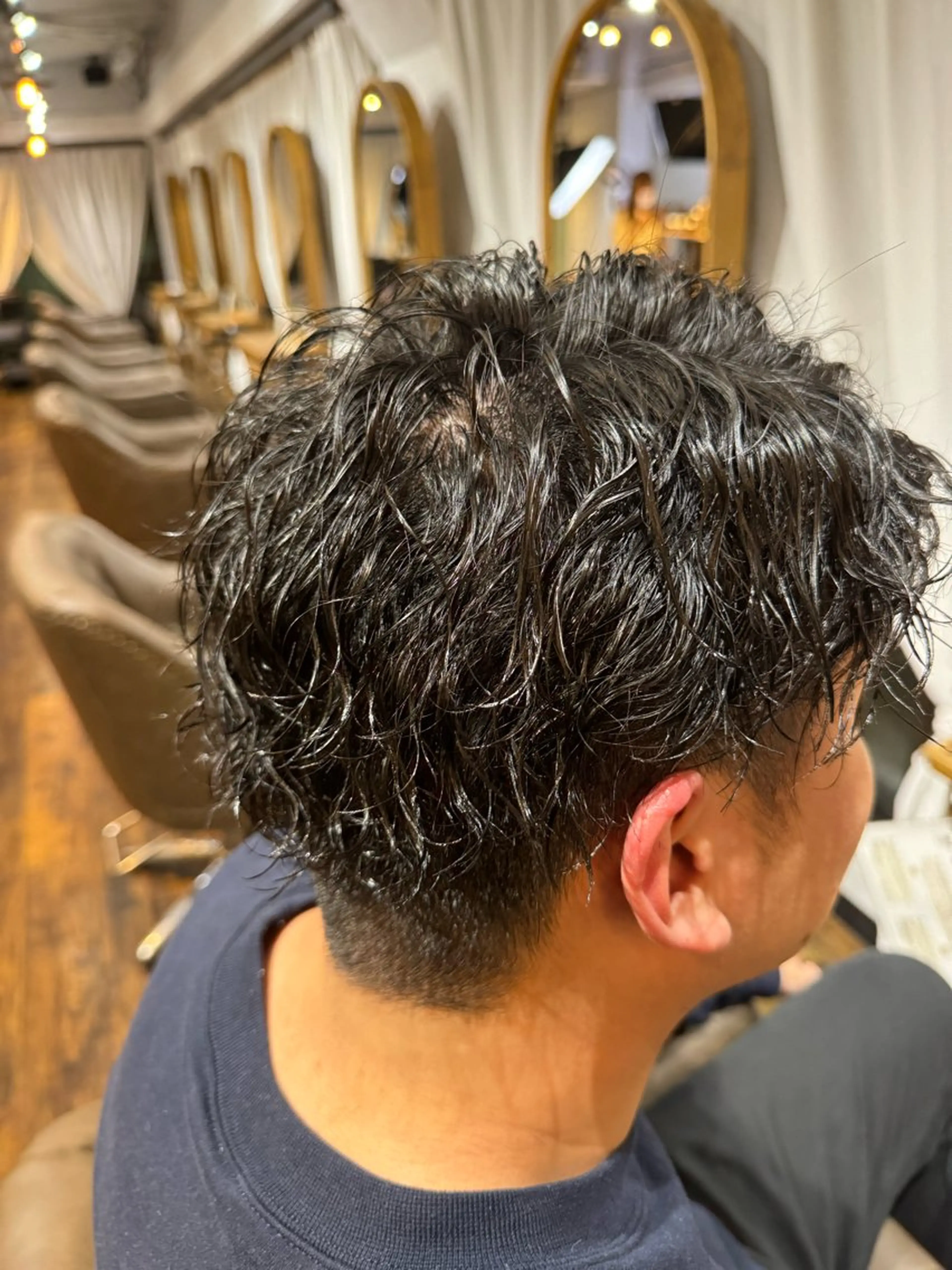 メンズ カット パーマ 松永 かずきのヘアスタイル