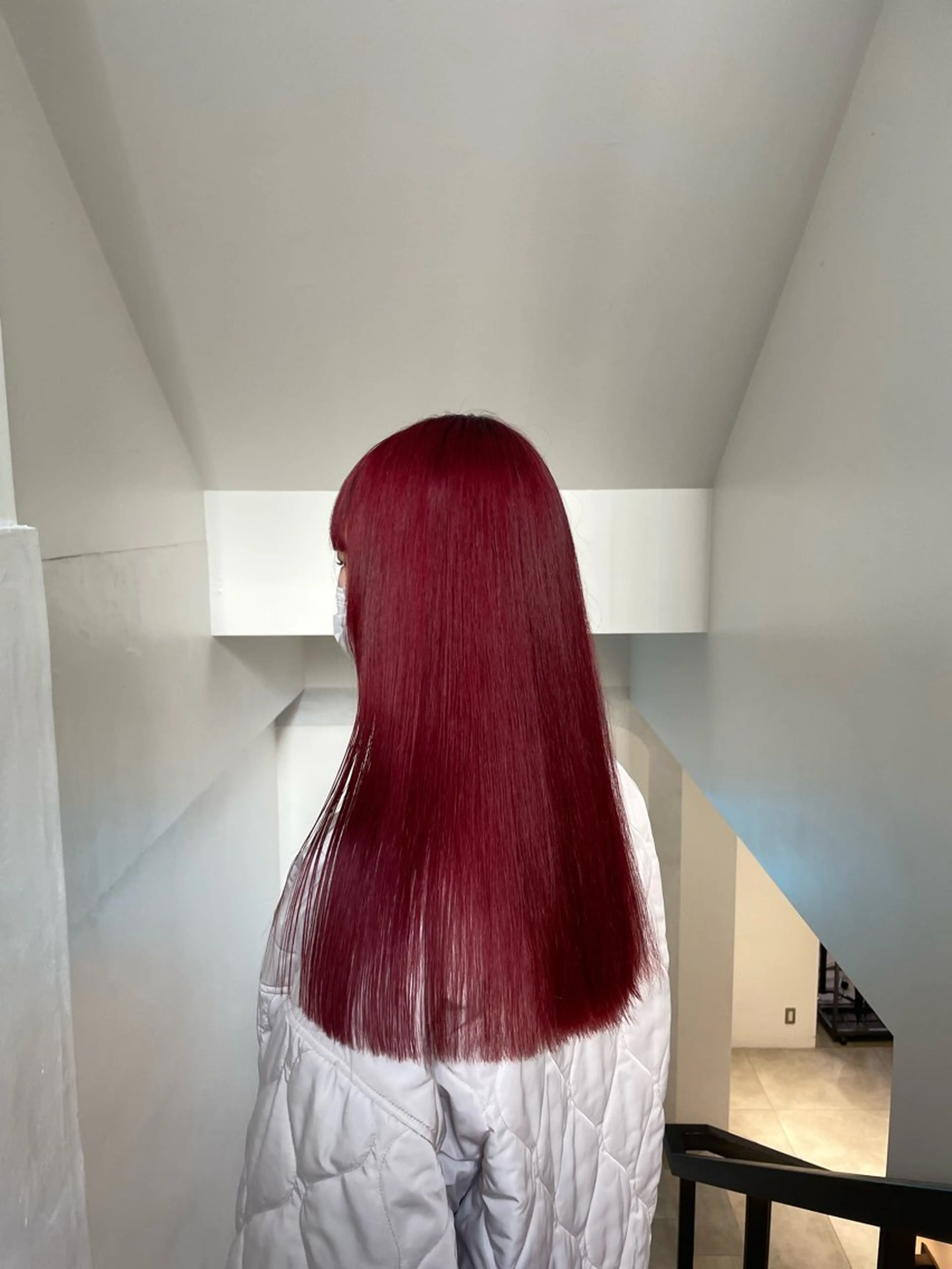 セミロング カラー ヘアカラー 🌟暖色系ハイトーン 🌟AIのヘアスタイル