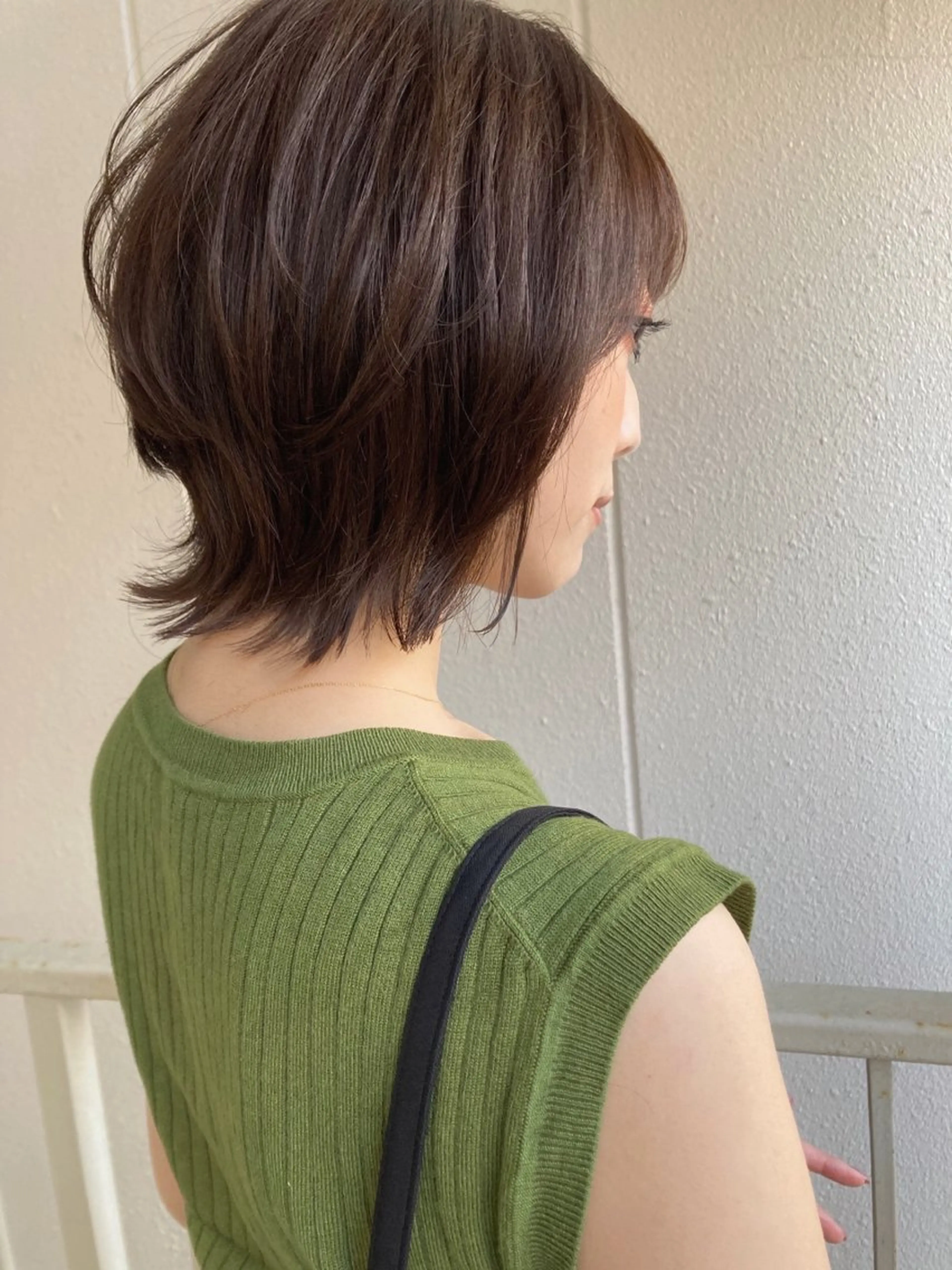 ショート ショートヘア 外ハネヘア ウルフカット roka ノゾミのヘアスタイル