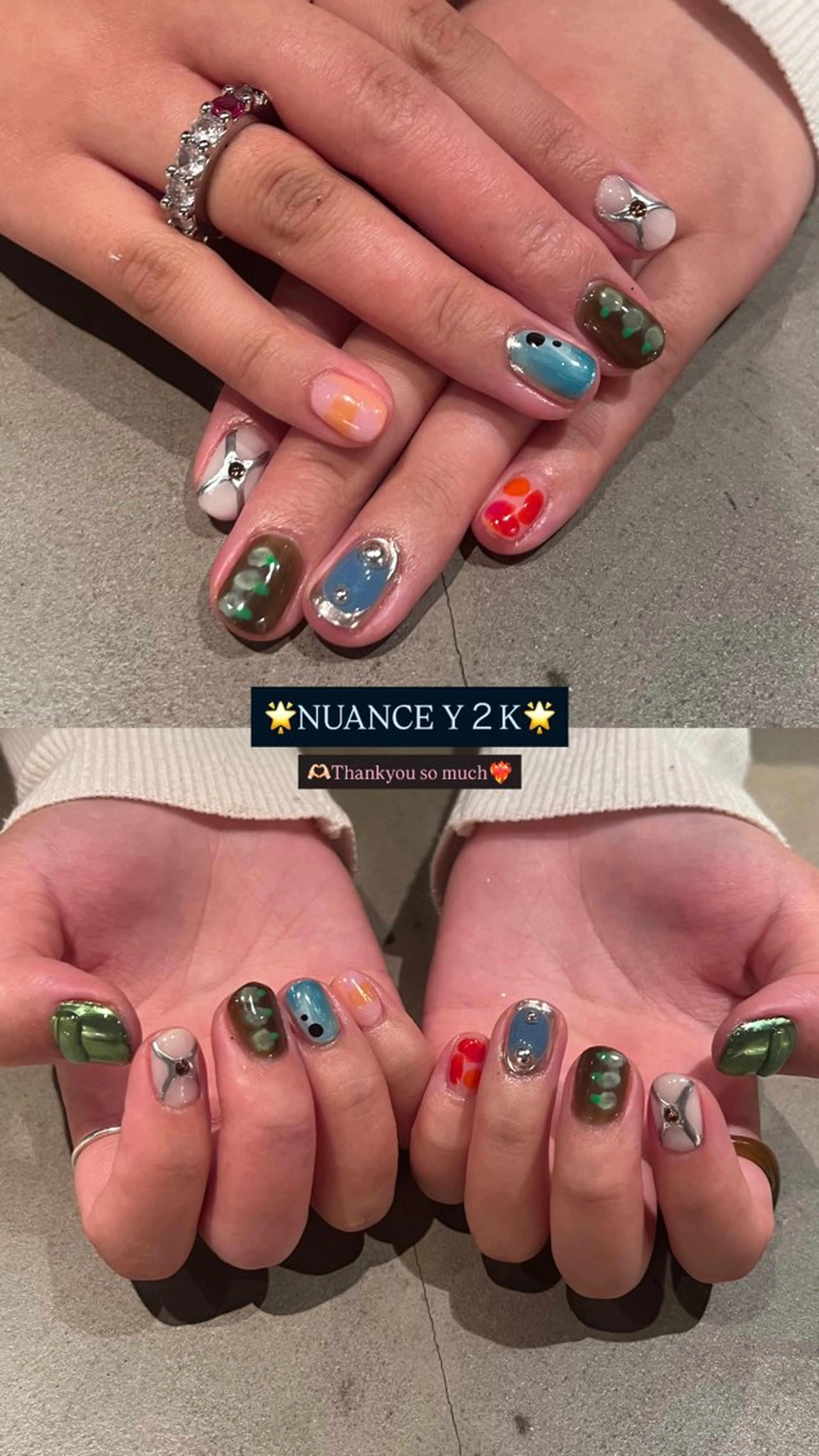 ネイル ハンドネイル ウエチ ノリカ🐸のネイルデザイン